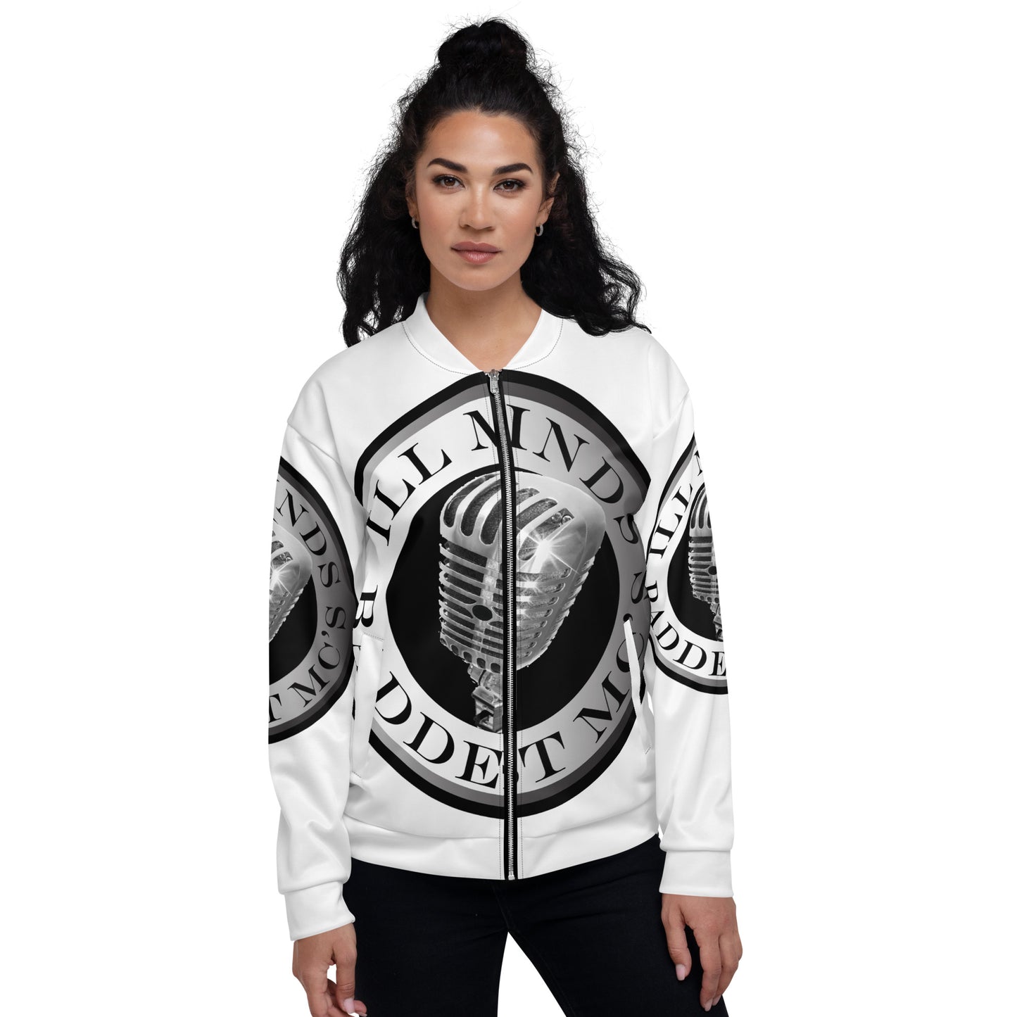 iLL Minds - Baddest MC’s Unisex Bomber Jacket | Hip-Hop Streetwear Fashion