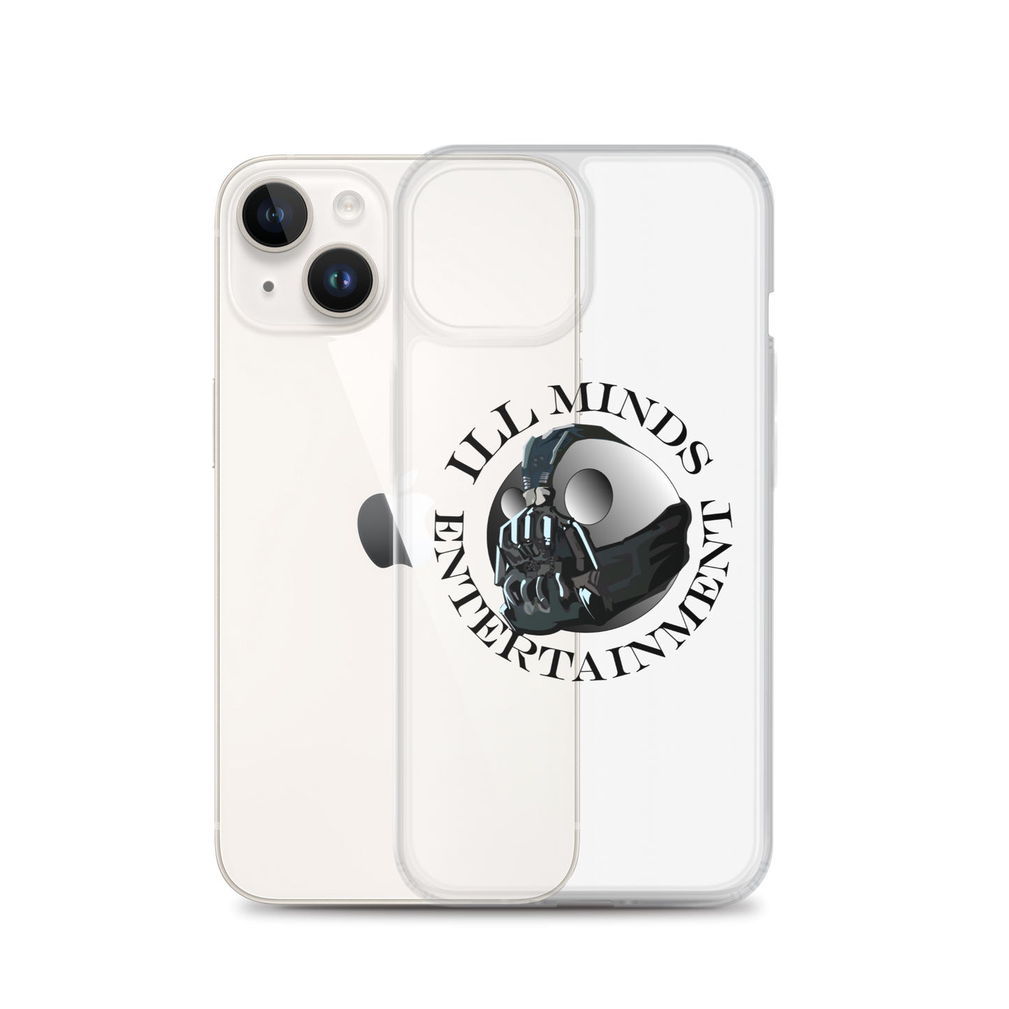 iLL Minds - Entertainment Robo Clear iPhone® Case – Sleek & Durable Hip-Hop Phone Cover