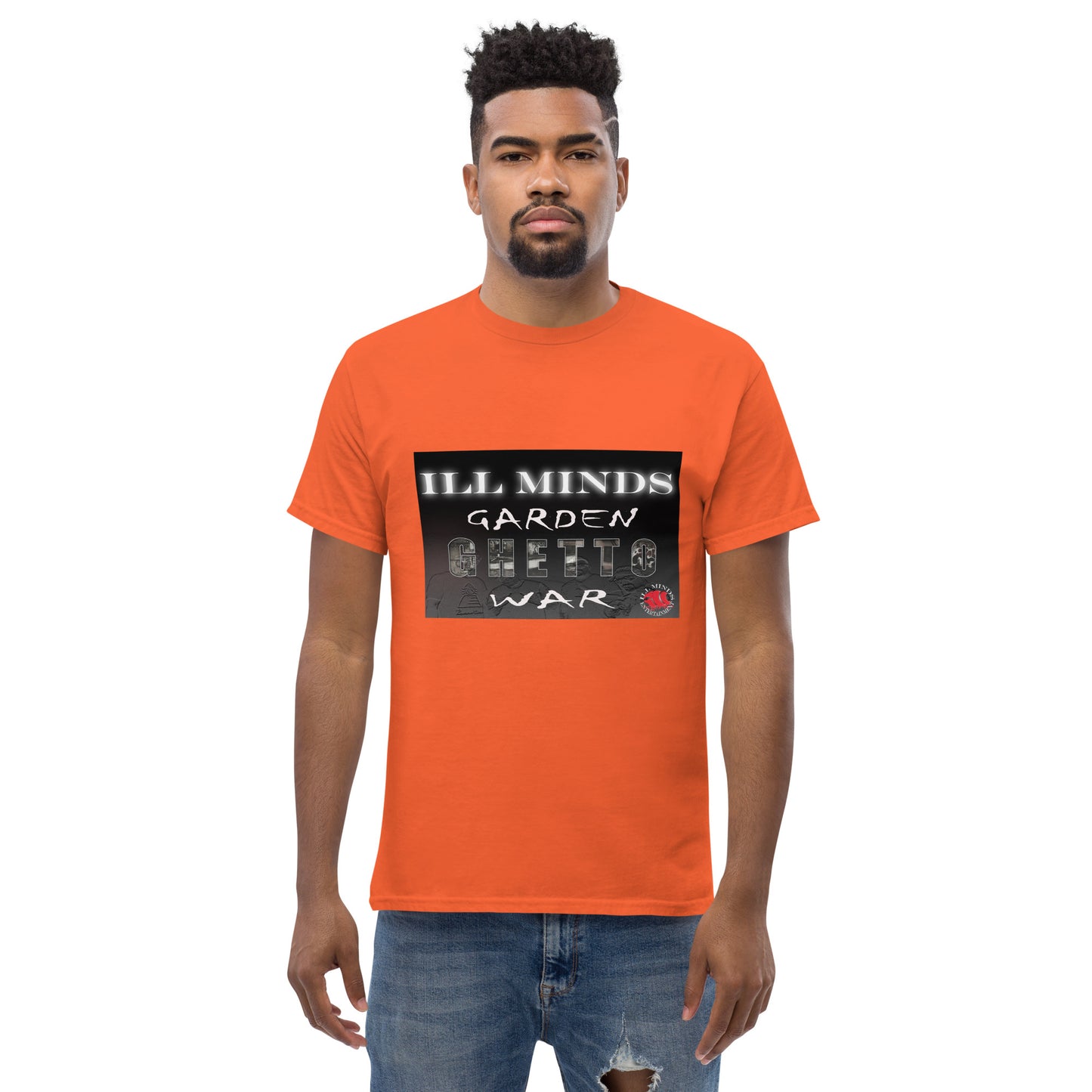iLL Minds - Garden Ghetto War Men's Classic Tee | 100% Cotton Streetwear | Trendy Urban Fashion | Casual Everyday Shirt