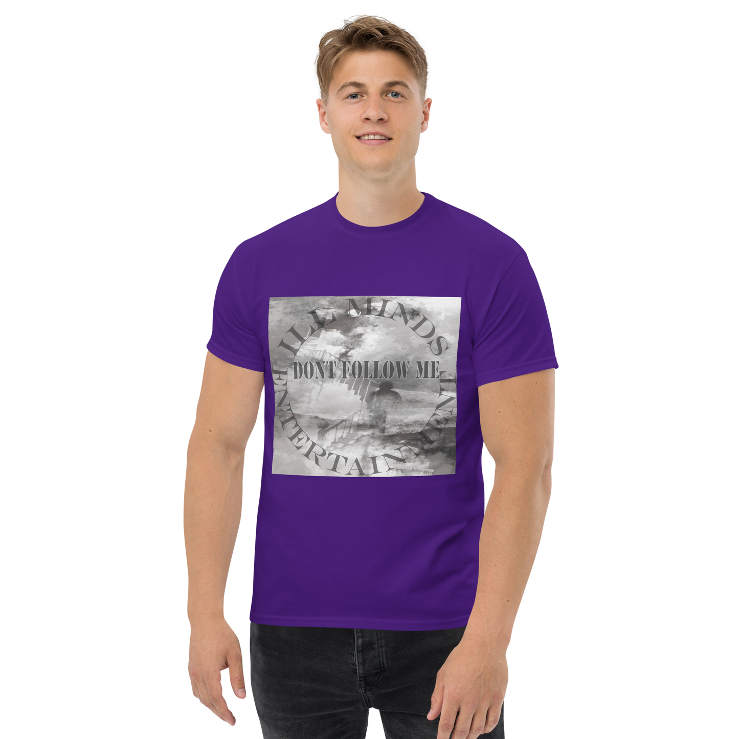 iLL Minds - Don't Follow Me - Men's Classic T-Shirt – Hip-Hop Streetwear for Independent Thinkers
