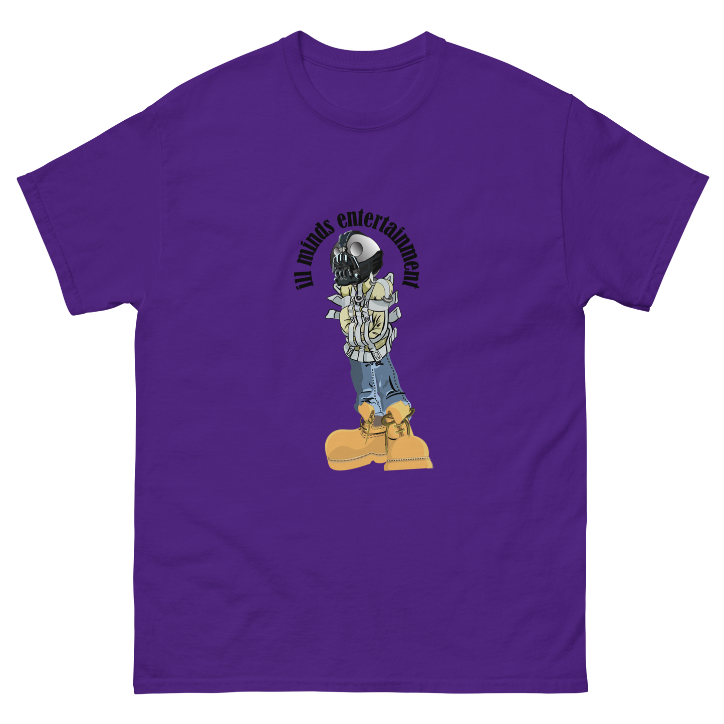 iLL Minds - Robo Man - Men's Classic Hip-Hop Streetwear Tee – 100% Cotton Graphic T-Shirt