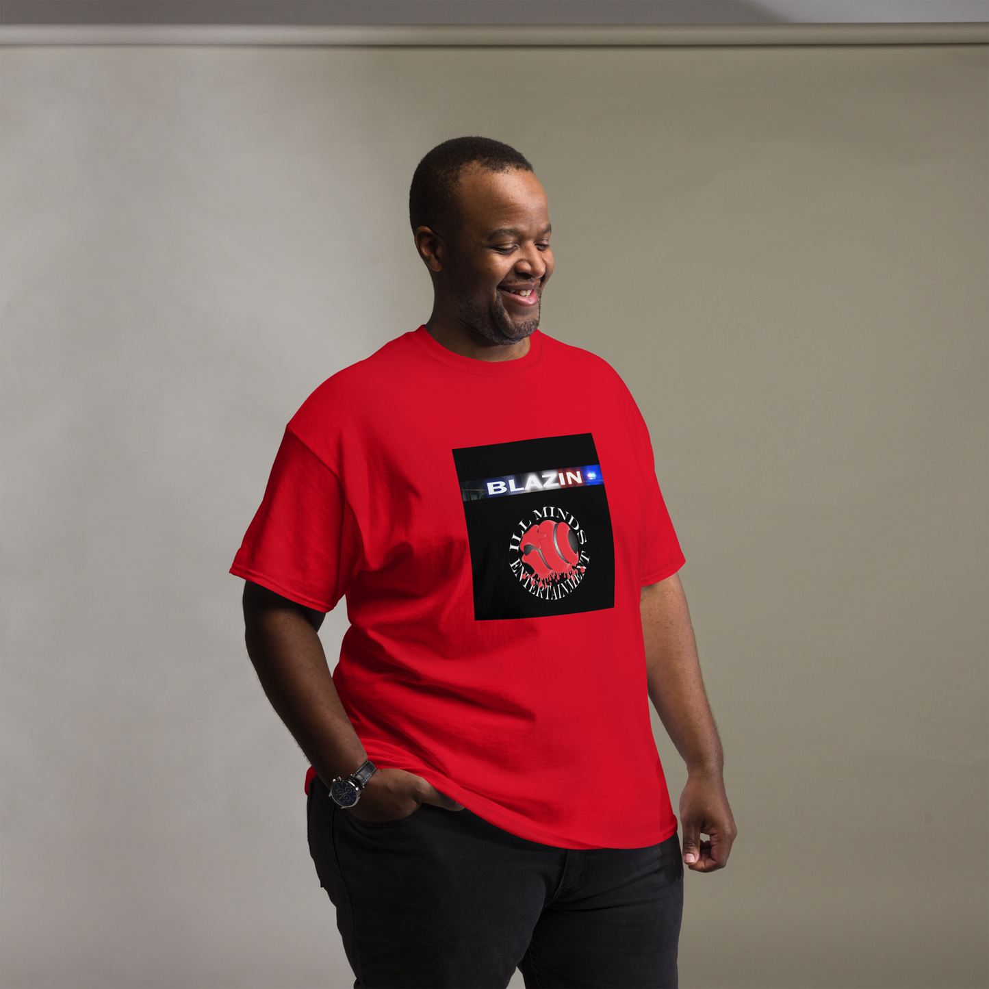 iLL Minds - Blazin - Men's Classic T-Shirt β Hip-Hop Streetwear & Rapper Fashion