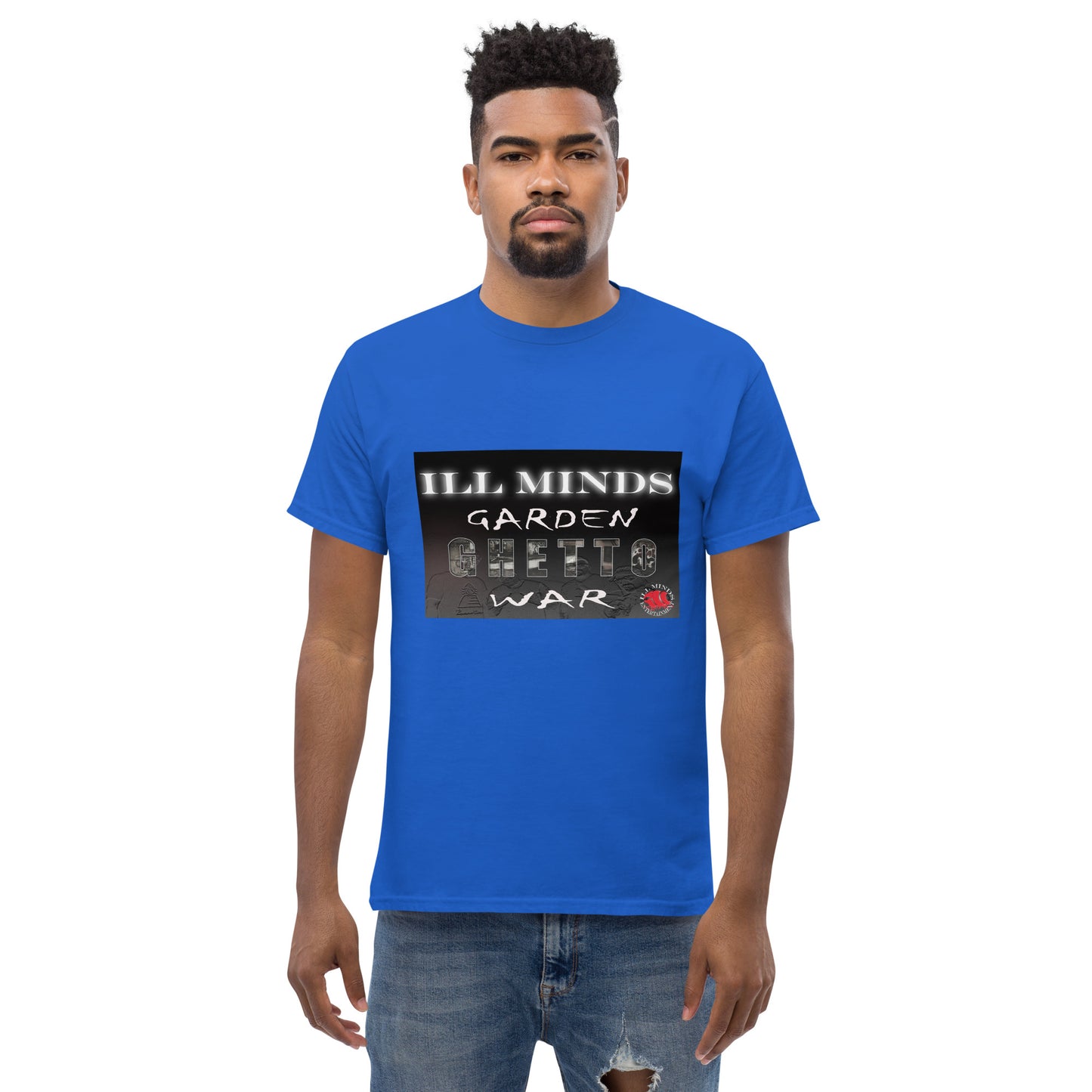 iLL Minds - Garden Ghetto War Men's Classic Tee | 100% Cotton Streetwear | Trendy Urban Fashion | Casual Everyday Shirt