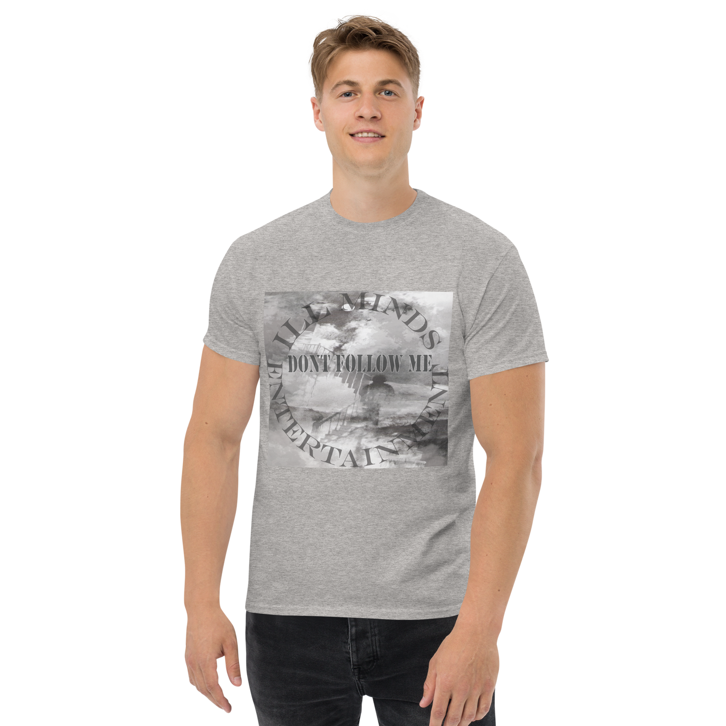 iLL Minds - Don't Follow Me - Men's Classic T-Shirt – Hip-Hop Streetwear for Independent Thinkers