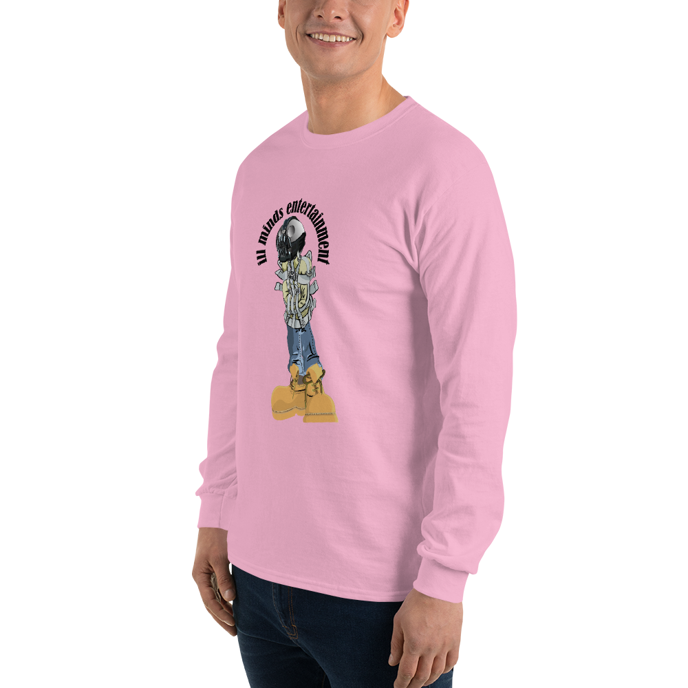 iLL Minds - Robo Man - Men’s Long Sleeve Shirt – Hip-Hop Streetwear Graphic Tee