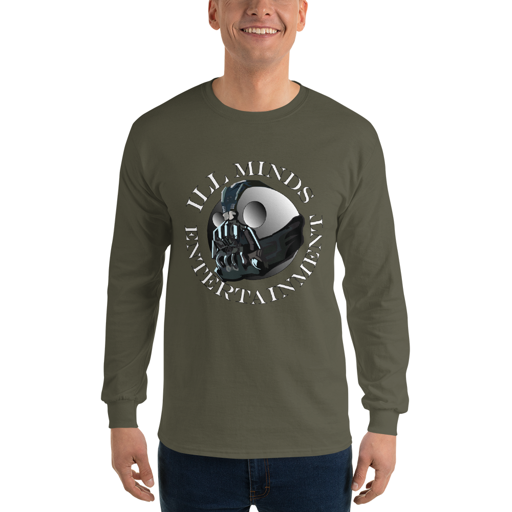 iLL Minds - Entertainment Robo Men’s Long Sleeve Shirt – Hip-Hop Streetwear Essential