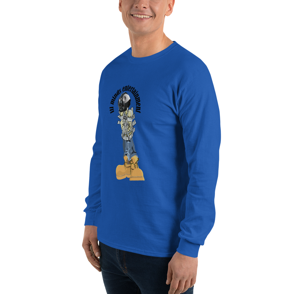 iLL Minds - Robo Man - Men’s Long Sleeve Shirt – Hip-Hop Streetwear Graphic Tee
