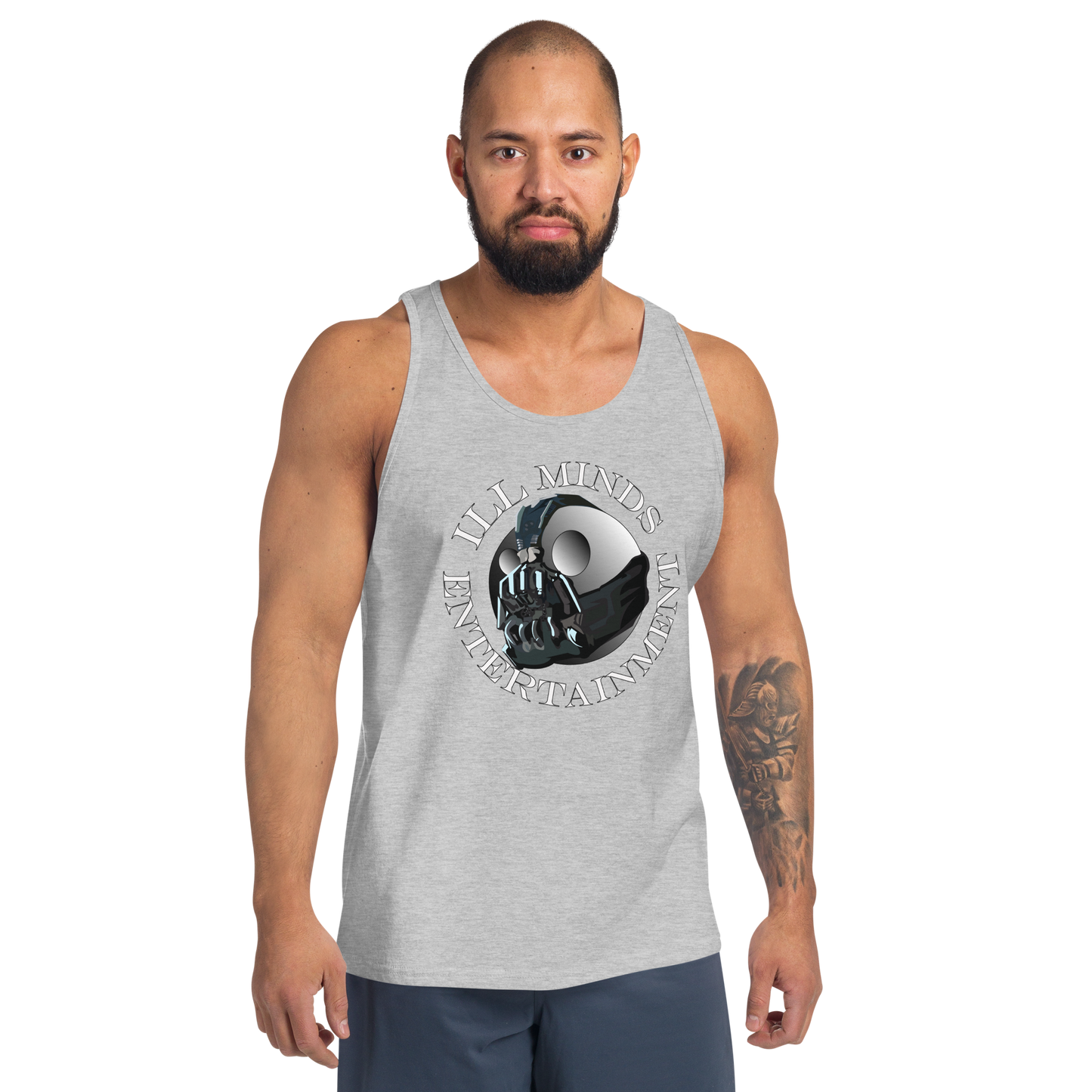 iLL Minds - Robo Entertainment Men's Tank Top | Trendy Streetwear | Urban Fashion | Casual Summer Apparel