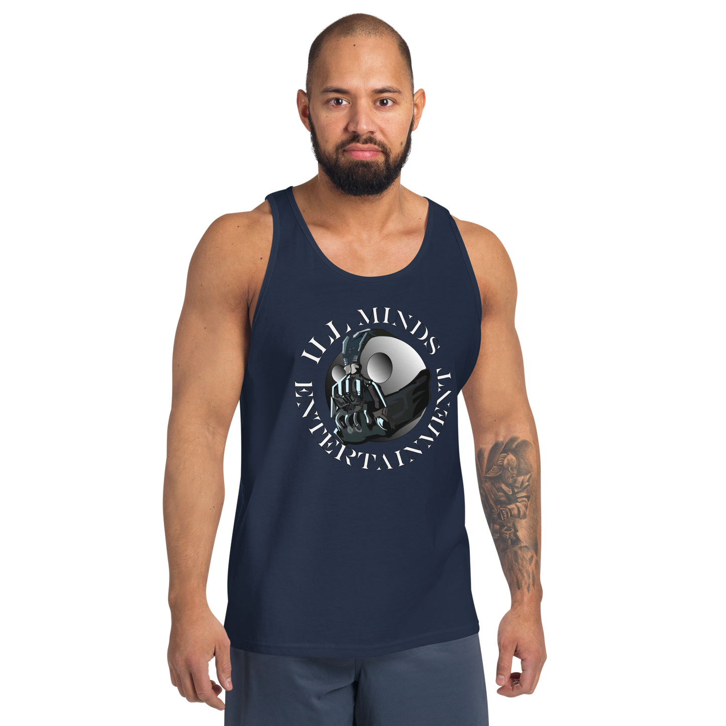 iLL Minds - Robo Entertainment Men's Tank Top | Trendy Streetwear | Urban Fashion | Casual Summer Apparel