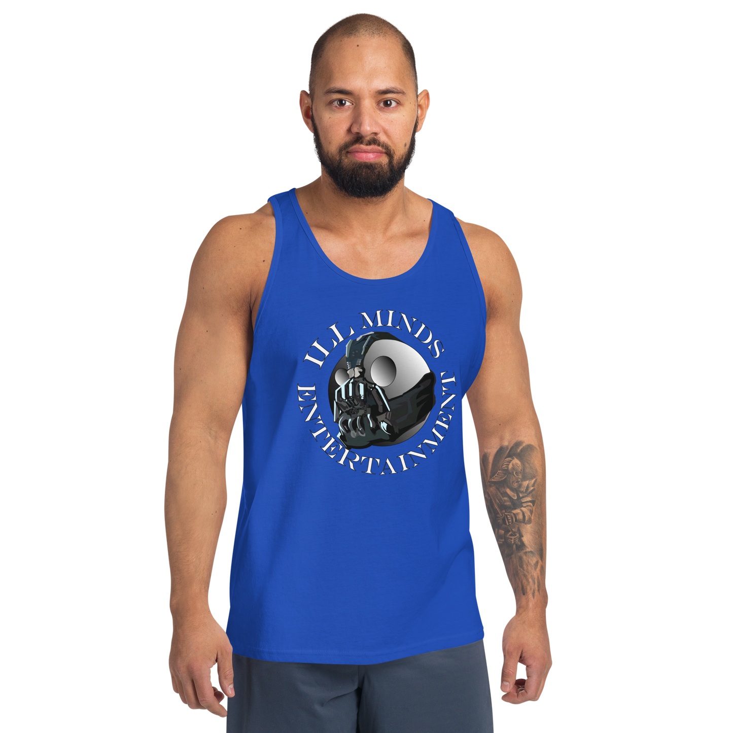 iLL Minds - Robo Entertainment Men's Tank Top | Trendy Streetwear | Urban Fashion | Casual Summer Apparel