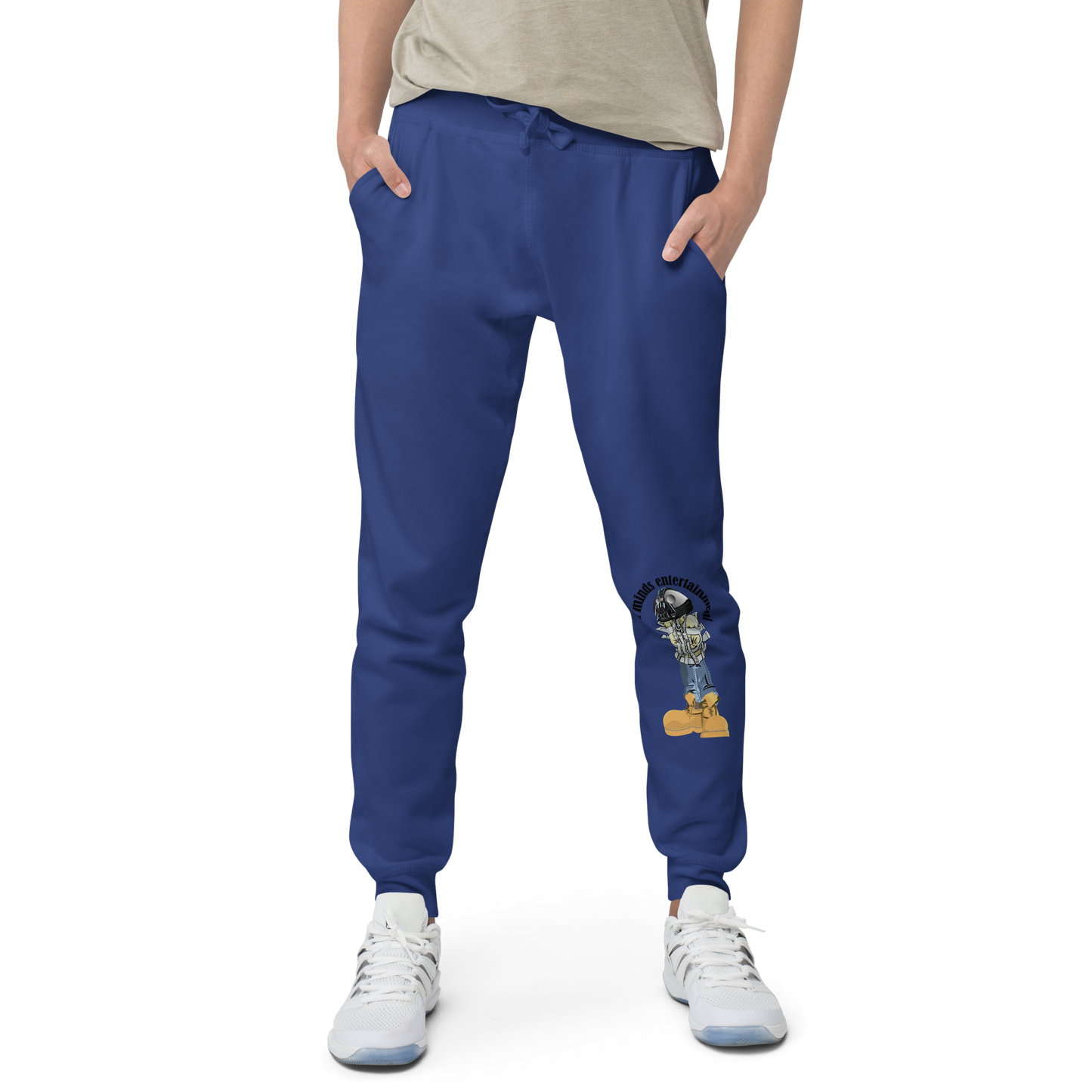 iLL Minds - Robo Man - Unisex Fleece Sweatpants – Hip-Hop Streetwear Joggers (single print)