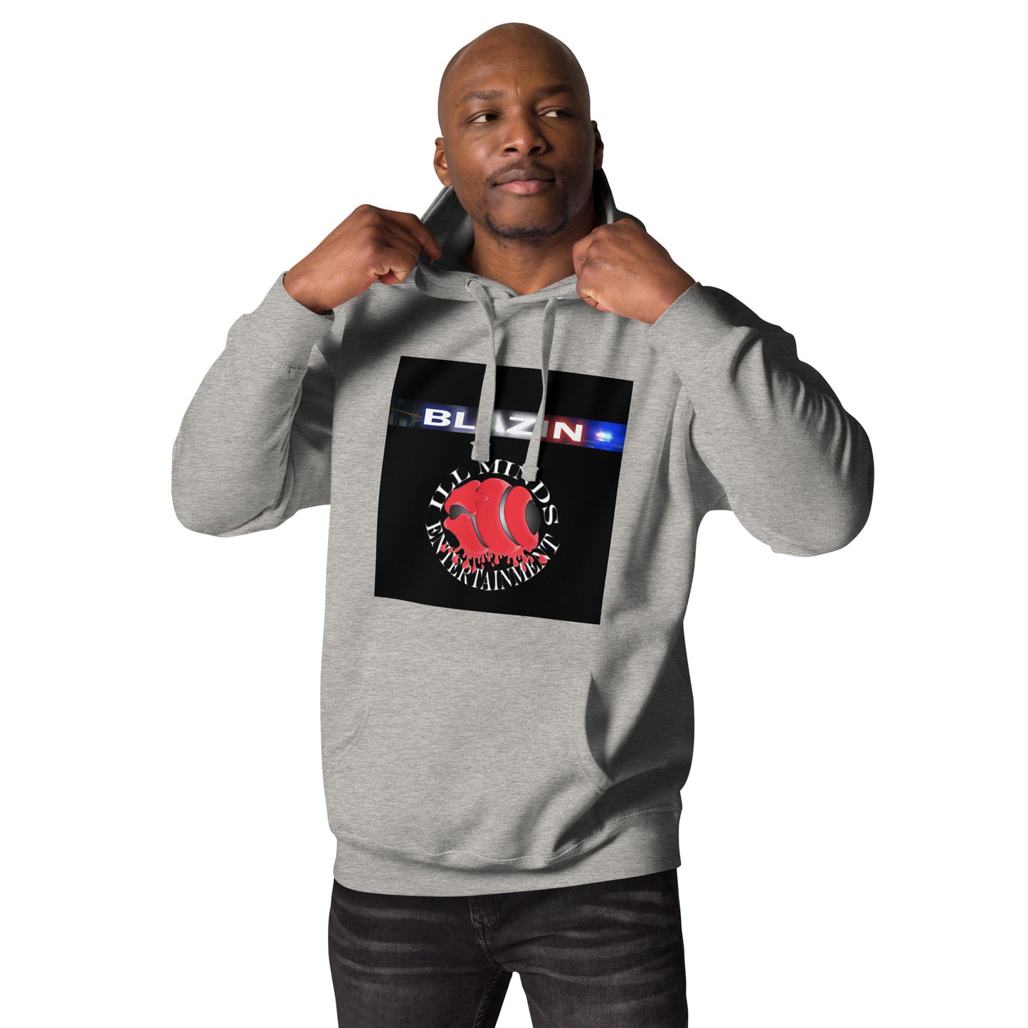 iLL Minds - Blazin - Unisex Hoodie β Hip-Hop Streetwear Pullover for Ultimate Comfort