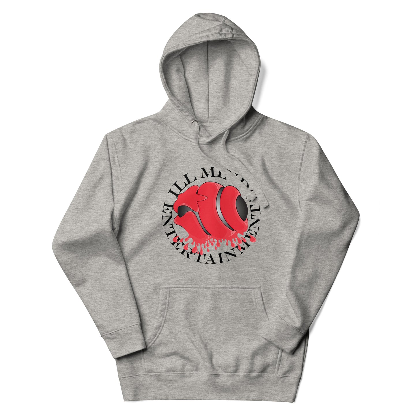 iLL Minds - Red Drip Premium Streetwear Hoodie – Hip-Hop & Rock Graphic Pullover