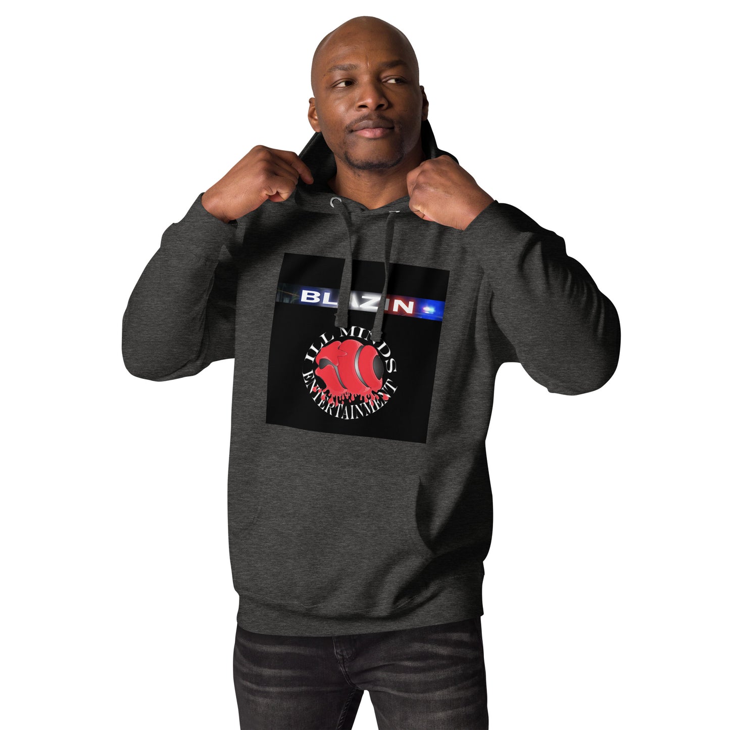 iLL Minds - Blazin - Unisex Hoodie β Hip-Hop Streetwear Pullover for Ultimate Comfort