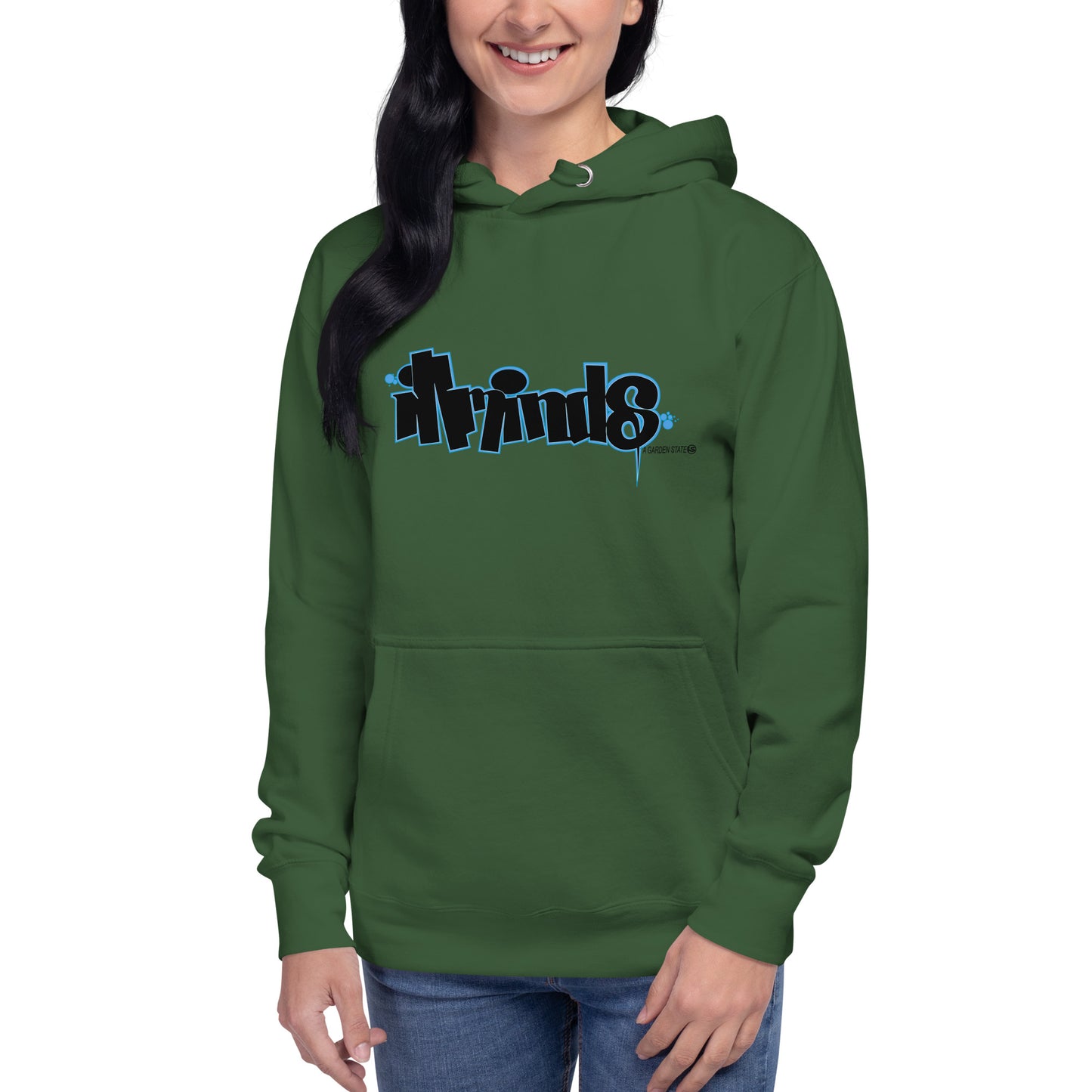 iLL Minds - Garden State Blue Unisex Hoodie | Hip-Hop & Rap Streetwear Pullover