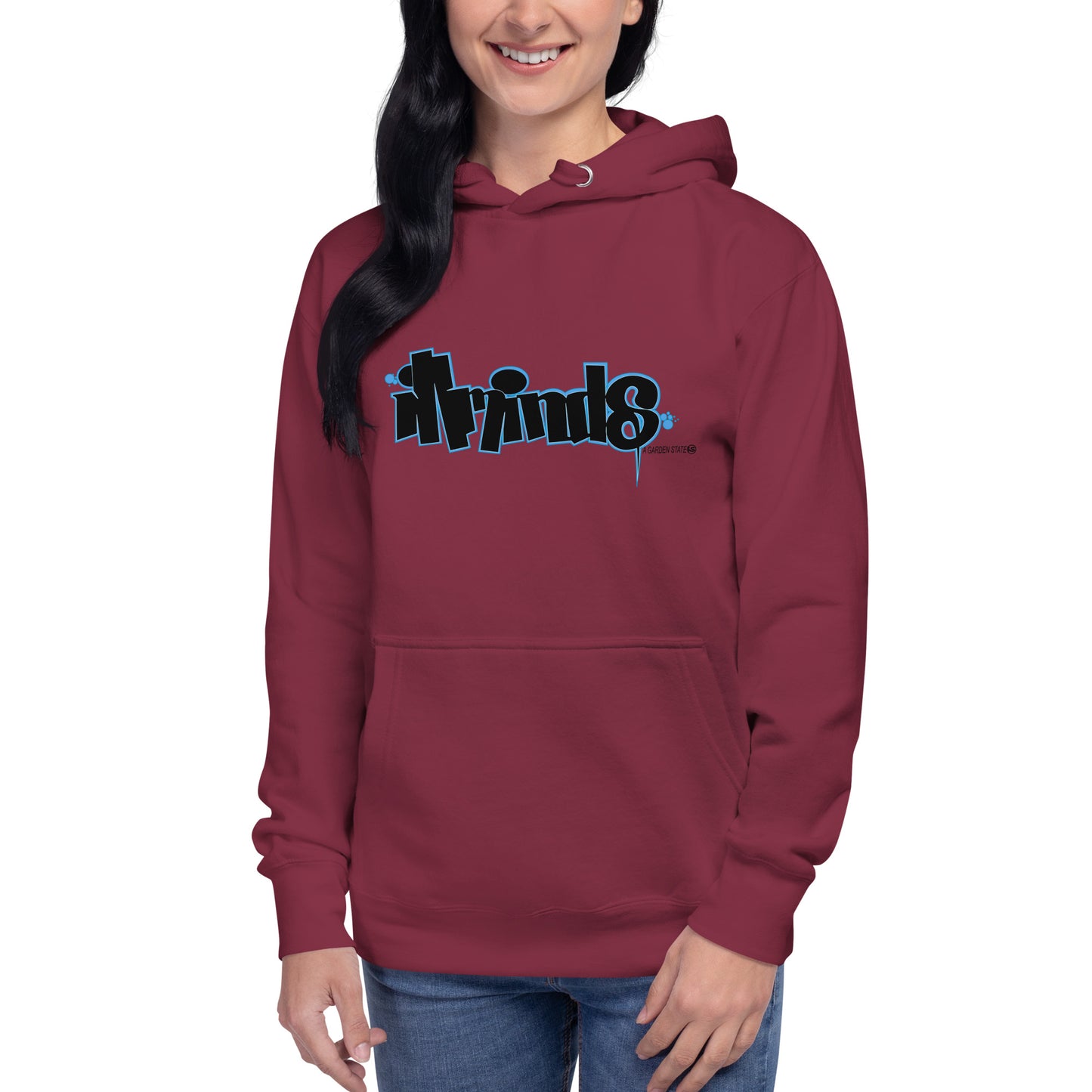 iLL Minds - Garden State Blue Unisex Hoodie | Hip-Hop & Rap Streetwear Pullover