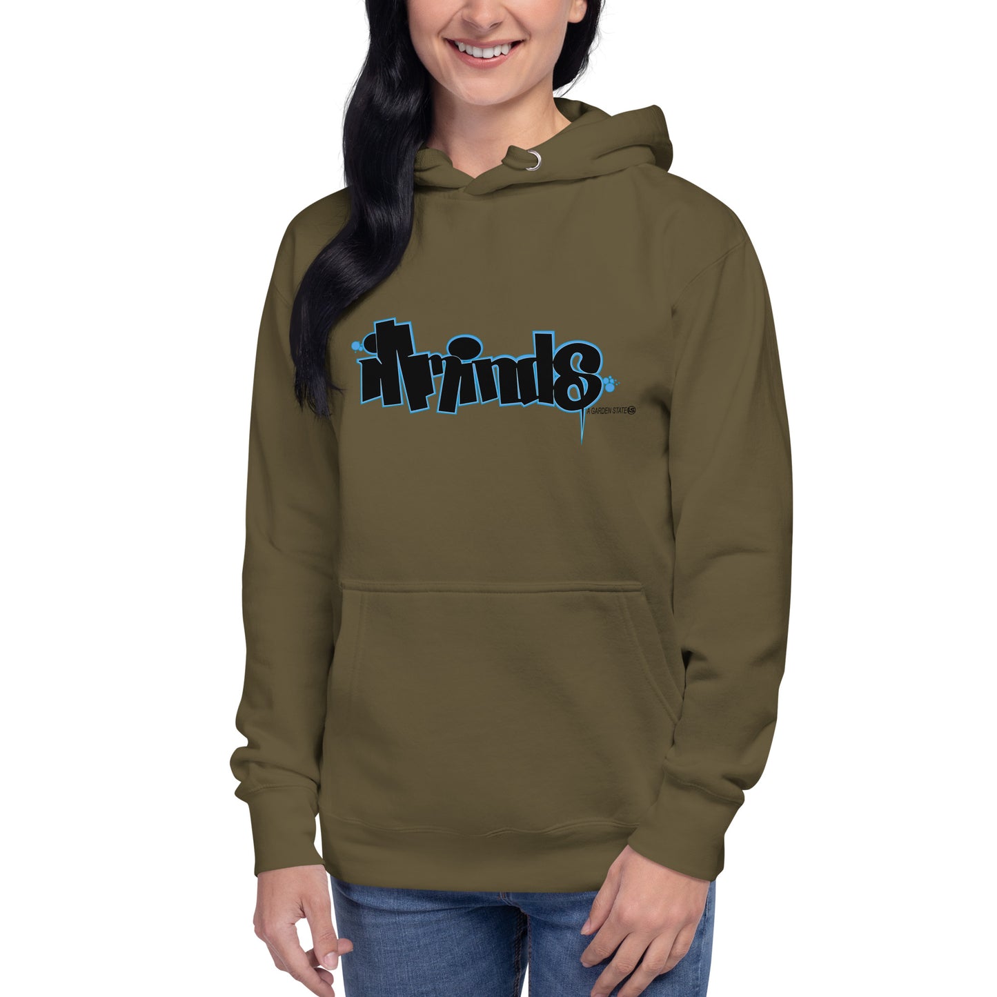 iLL Minds - Garden State Blue Unisex Hoodie | Hip-Hop & Rap Streetwear Pullover