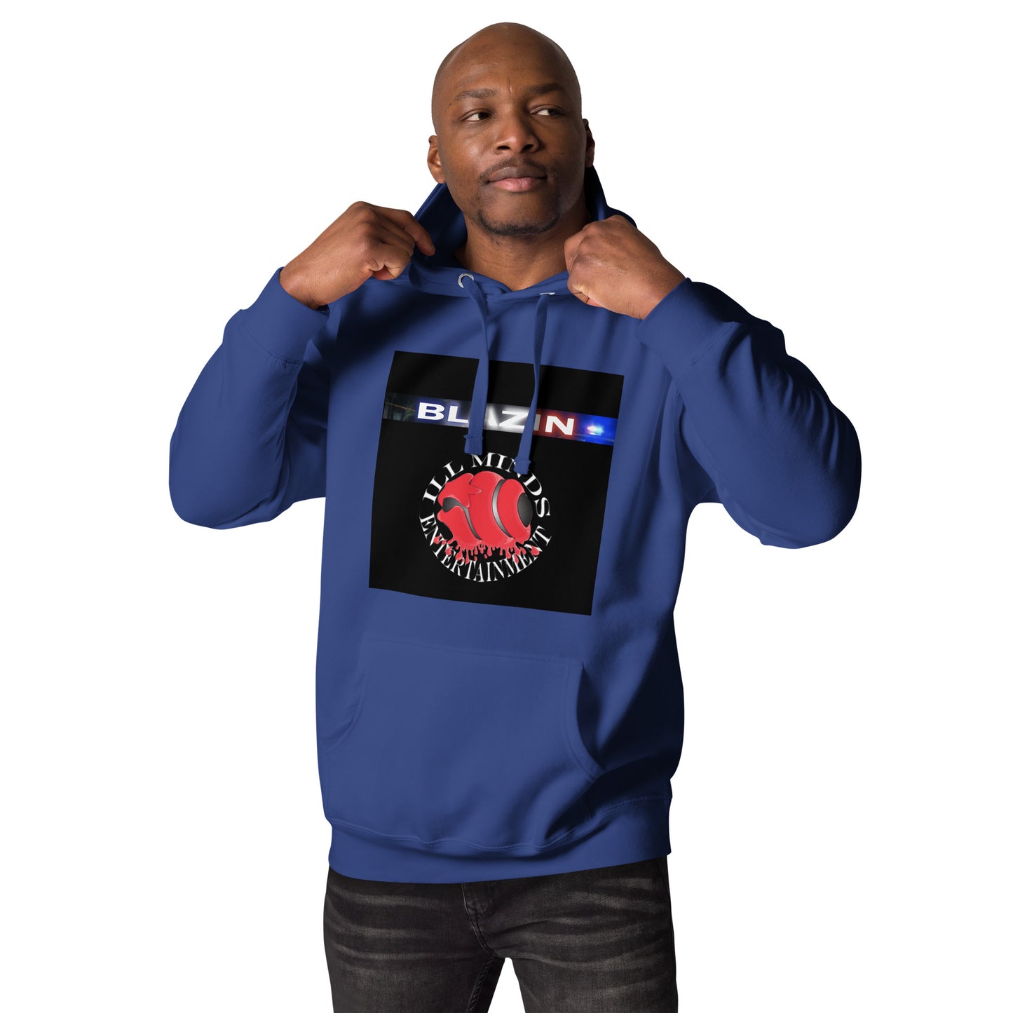 iLL Minds - Blazin - Unisex Hoodie β Hip-Hop Streetwear Pullover for Ultimate Comfort