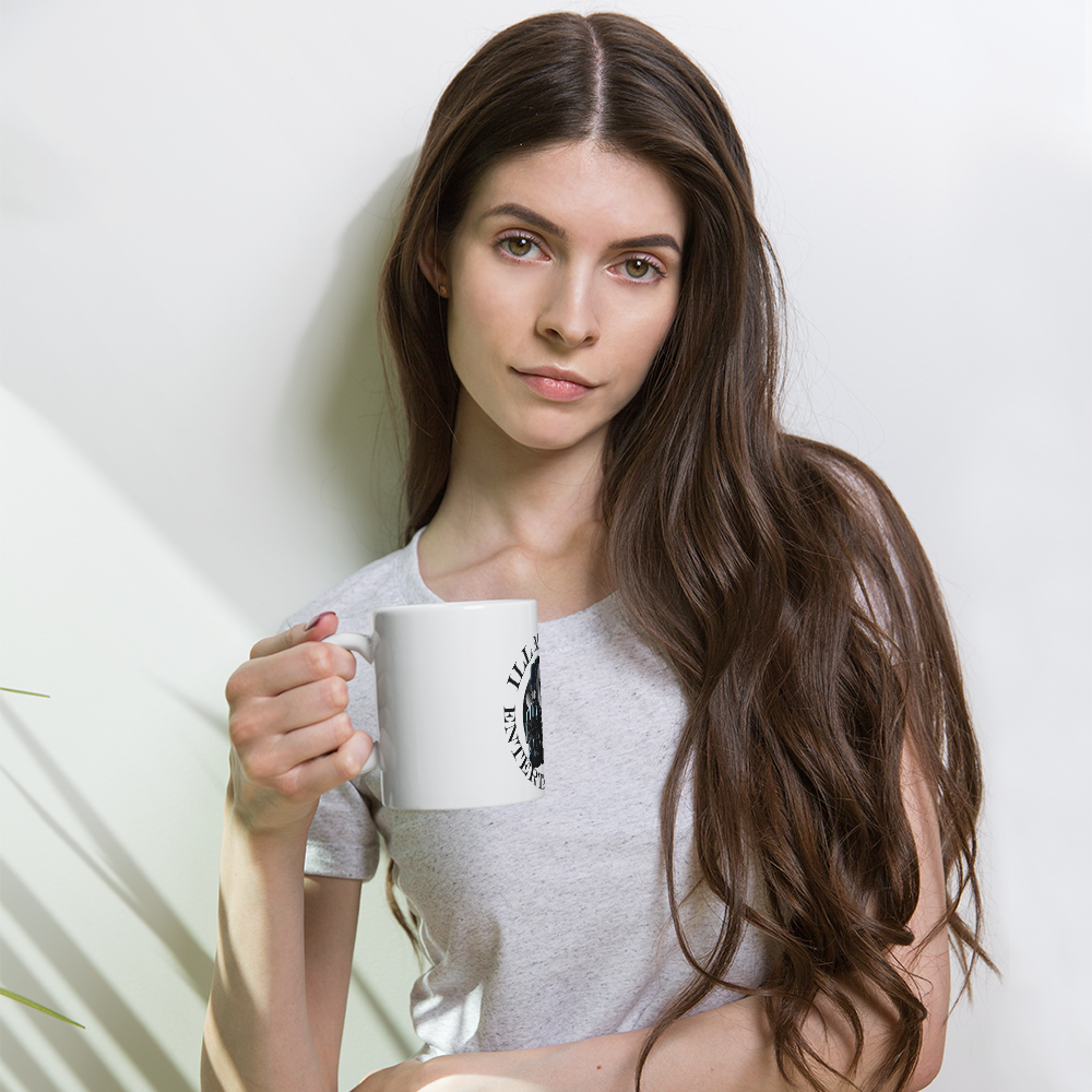 iLL Minds - Entertainment Robo White Glossy Mug – Hip-Hop & Rock Coffee Cup