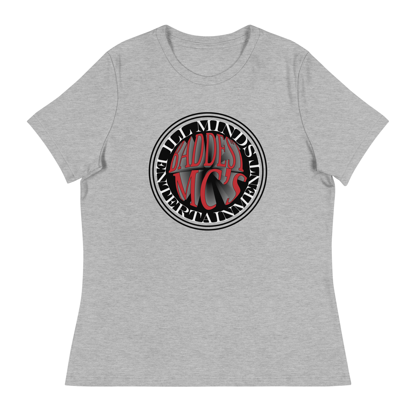iLL Minds - Baddest MC's 3D - Women's Relaxed T-Shirt β Hip-Hop & Streetwear Fashion