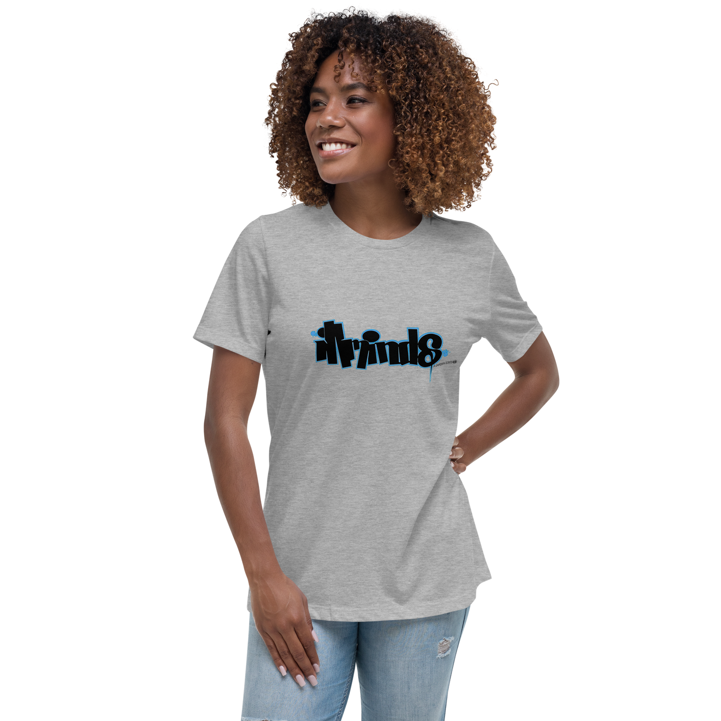 iLL Minds - Garden State Blue Women's T-Shirt | Hip-Hop & Rock Streetwear Tee