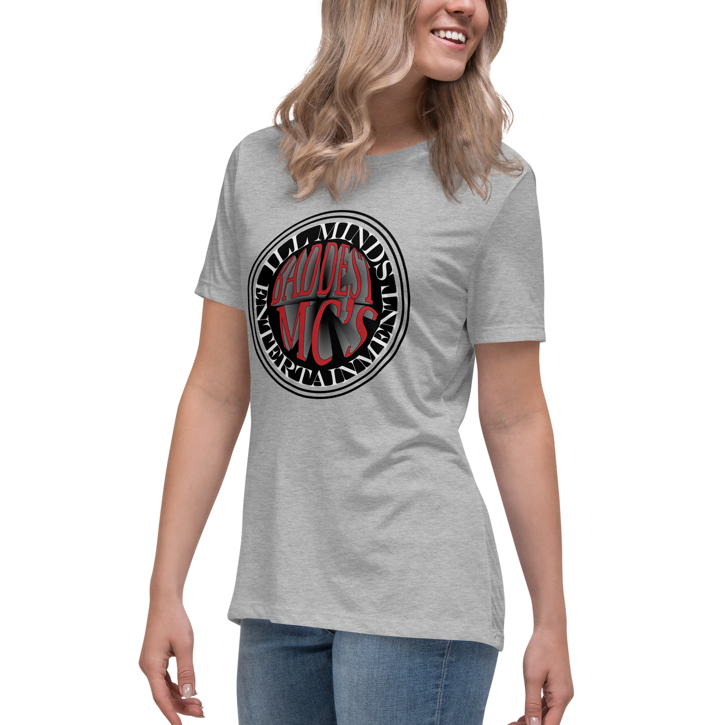 iLL Minds - Baddest MC's 3D - Women's Relaxed T-Shirt β Hip-Hop & Streetwear Fashion
