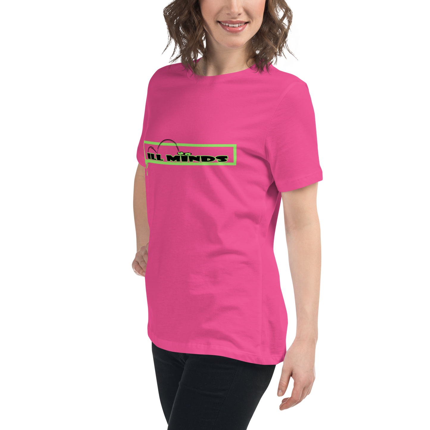 iLL Minds - iLL Eyes - Women's Relaxed Fit T-Shirt – Trendy Hip-Hop Streetwear Tee
