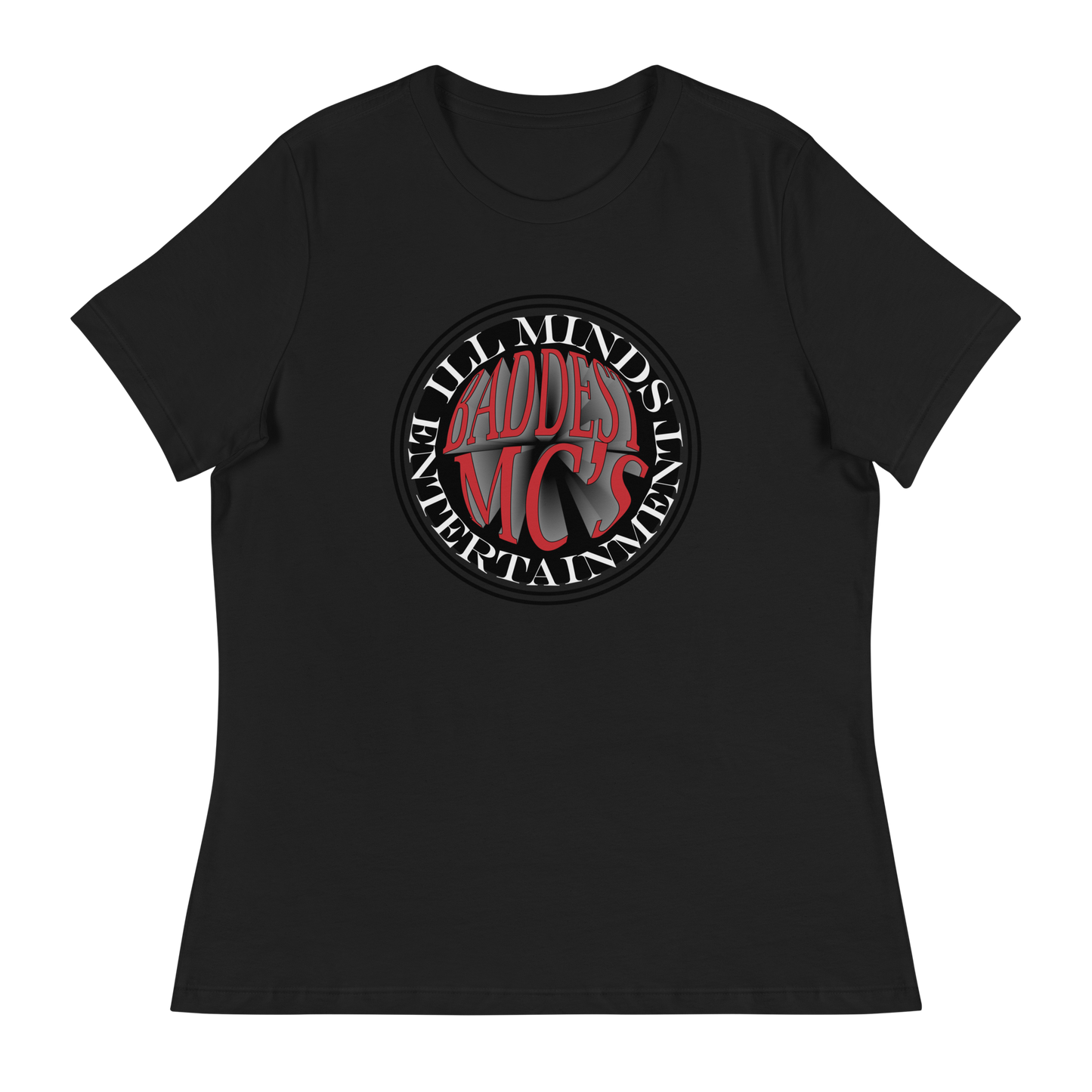 iLL Minds - Baddest MC's 3D - Women's Relaxed T-Shirt β Hip-Hop & Streetwear Fashion