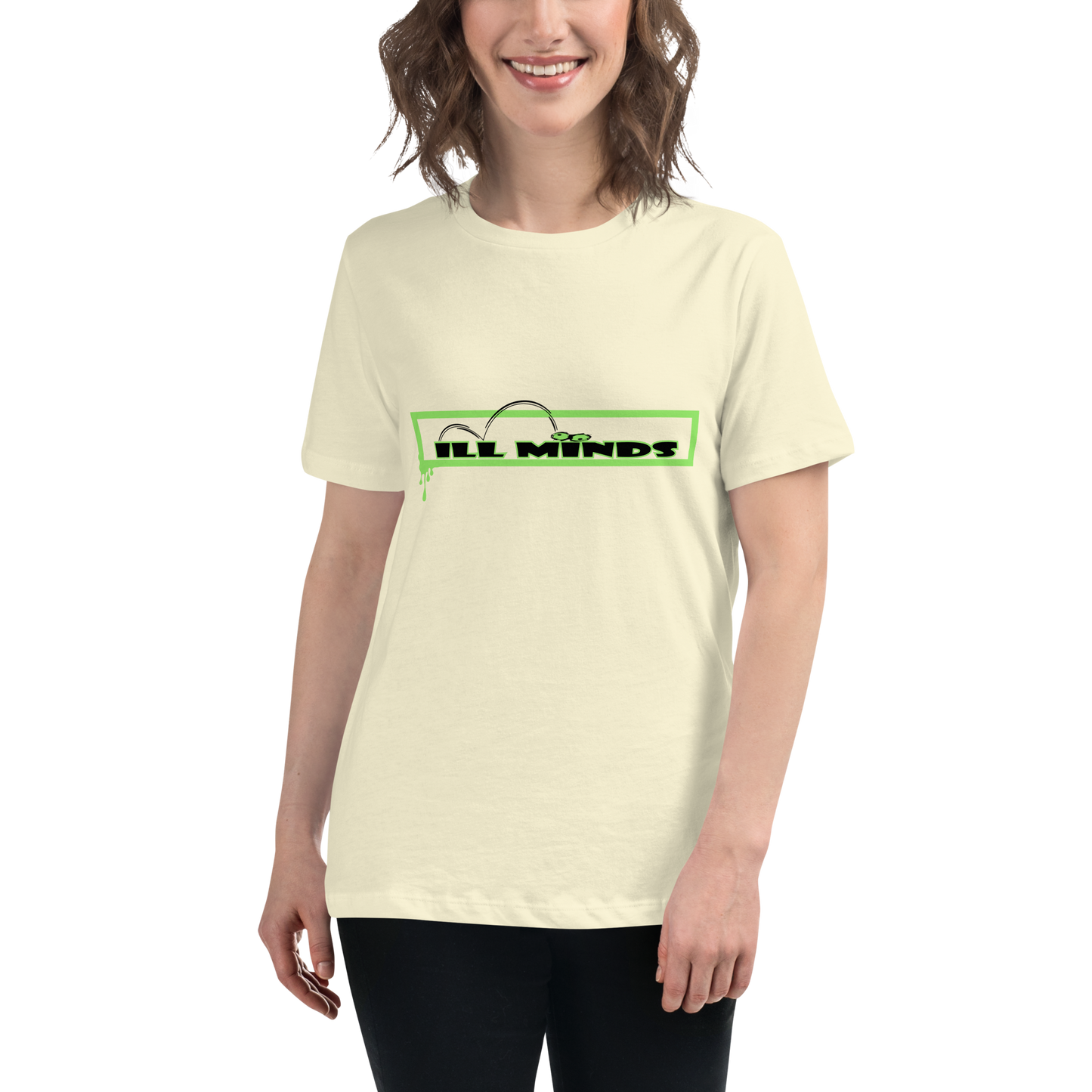 iLL Minds - iLL Eyes - Women's Relaxed Fit T-Shirt – Trendy Hip-Hop Streetwear Tee