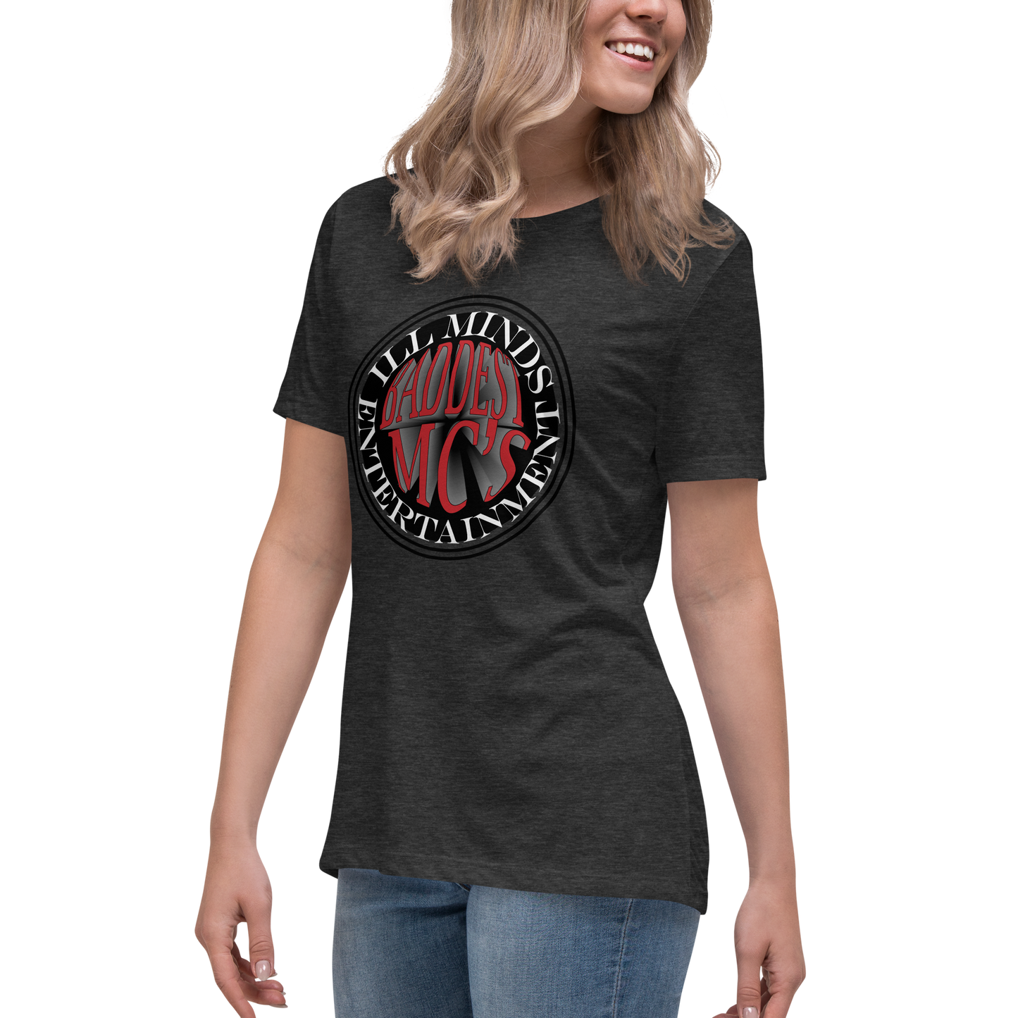 iLL Minds - Baddest MC's 3D - Women's Relaxed T-Shirt β Hip-Hop & Streetwear Fashion