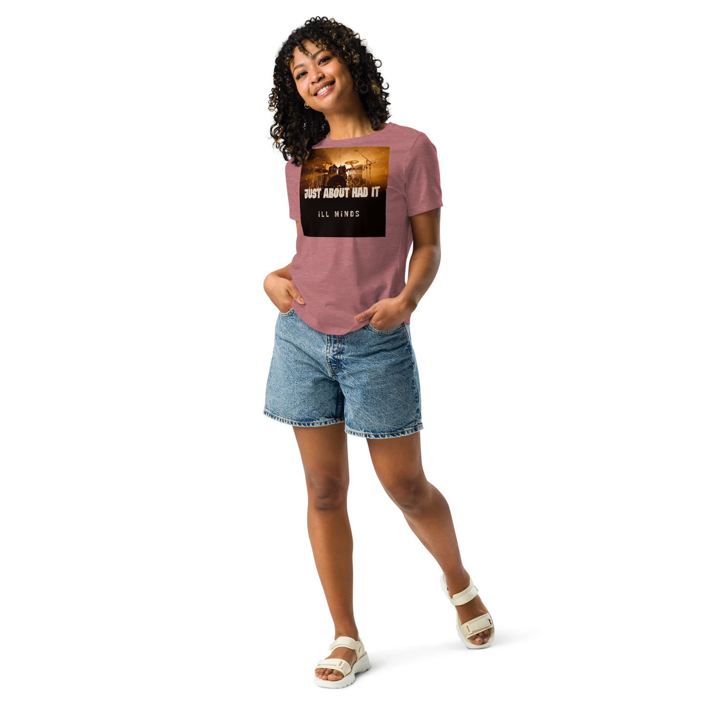 iLL Minds - Just About Had It - Women's Relaxed T-Shirt – Soft Cotton Streetwear Tee