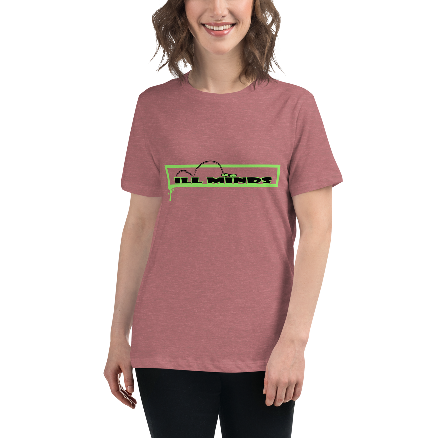 iLL Minds - iLL Eyes - Women's Relaxed Fit T-Shirt – Trendy Hip-Hop Streetwear Tee