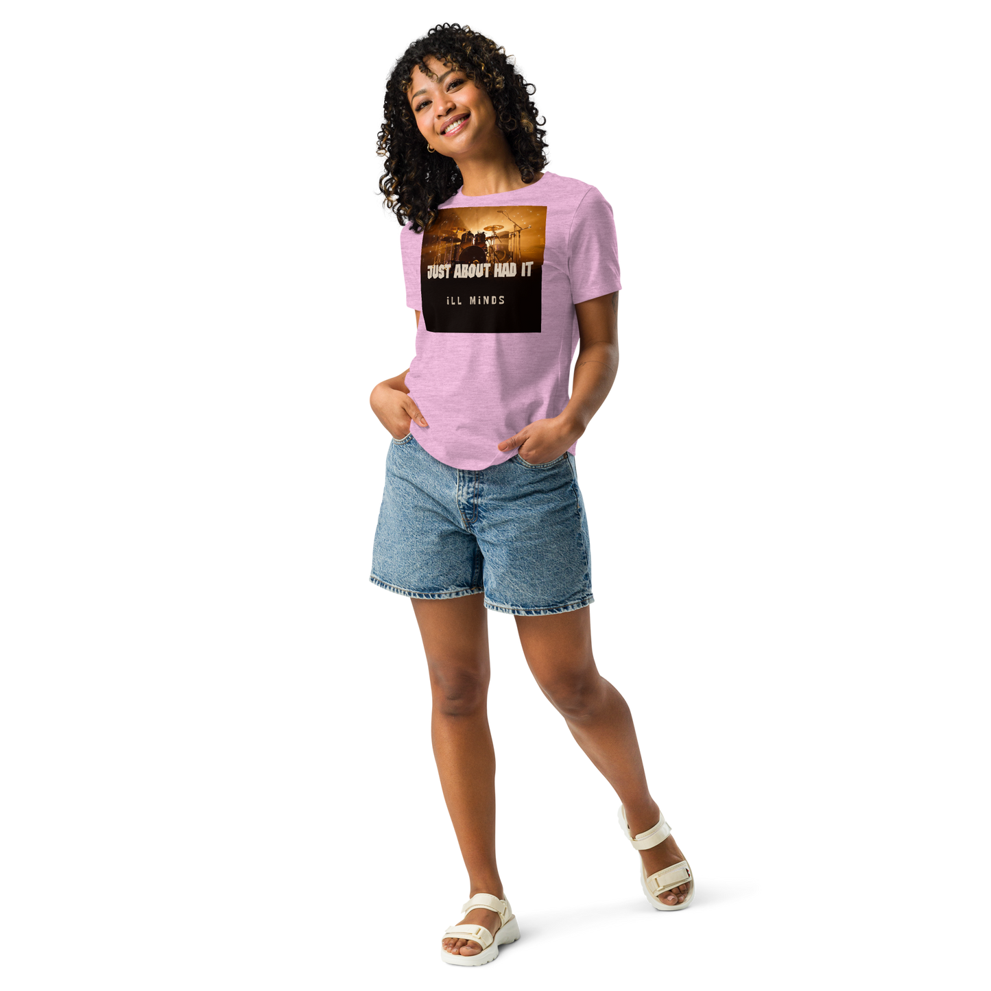 iLL Minds - Just About Had It - Women's Relaxed T-Shirt – Soft Cotton Streetwear Tee