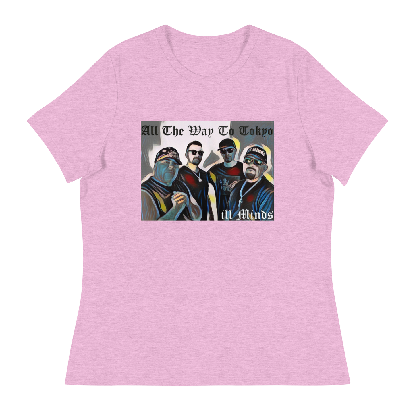 iLL Minds - All the Way to Tokyo Women's Relaxed T-Shirt | Soft & Comfortable Urban Fashion | Casual & Business Casual Look