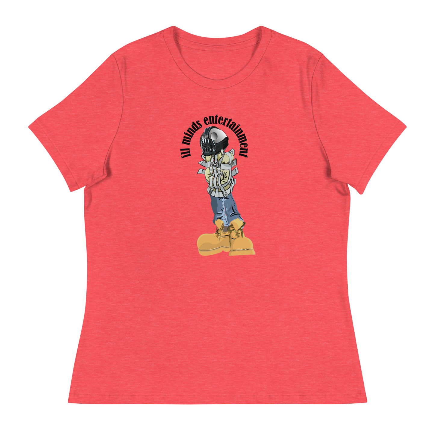 iLL Minds - Robo Man - Women's Relaxed Fit Hip-Hop Streetwear T-Shirt – Soft Cotton Tee