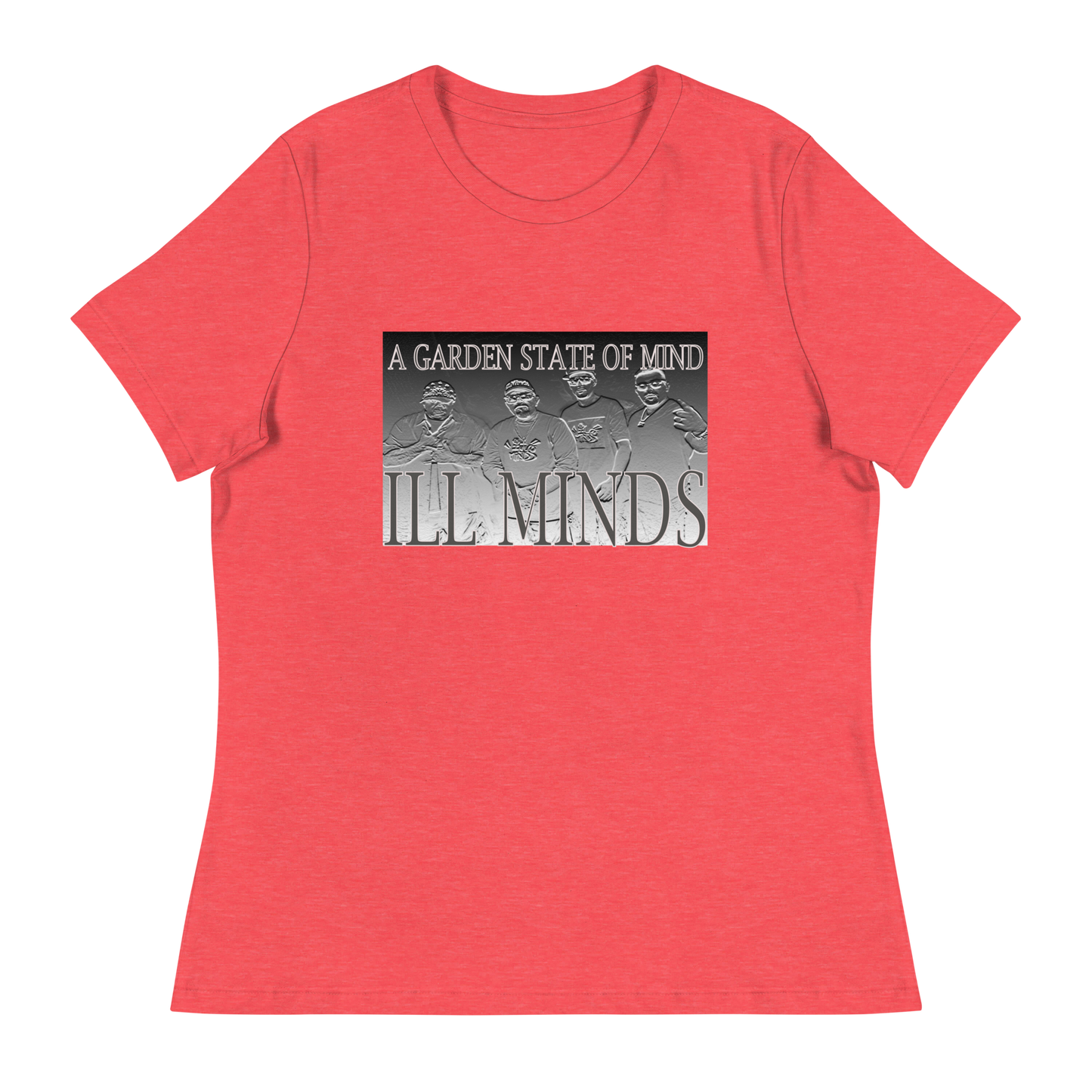 iLL Minds - Engraved Women's Relaxed T-Shirt | Soft & Stylish Hip-Hop Streetwear Tee