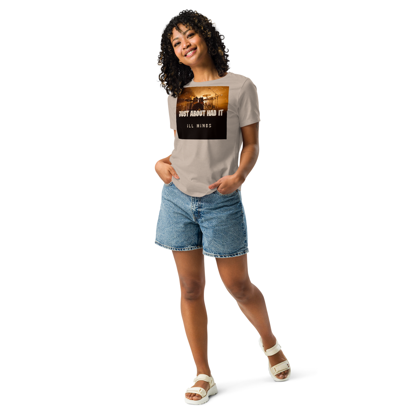 iLL Minds - Just About Had It - Women's Relaxed T-Shirt – Soft Cotton Streetwear Tee