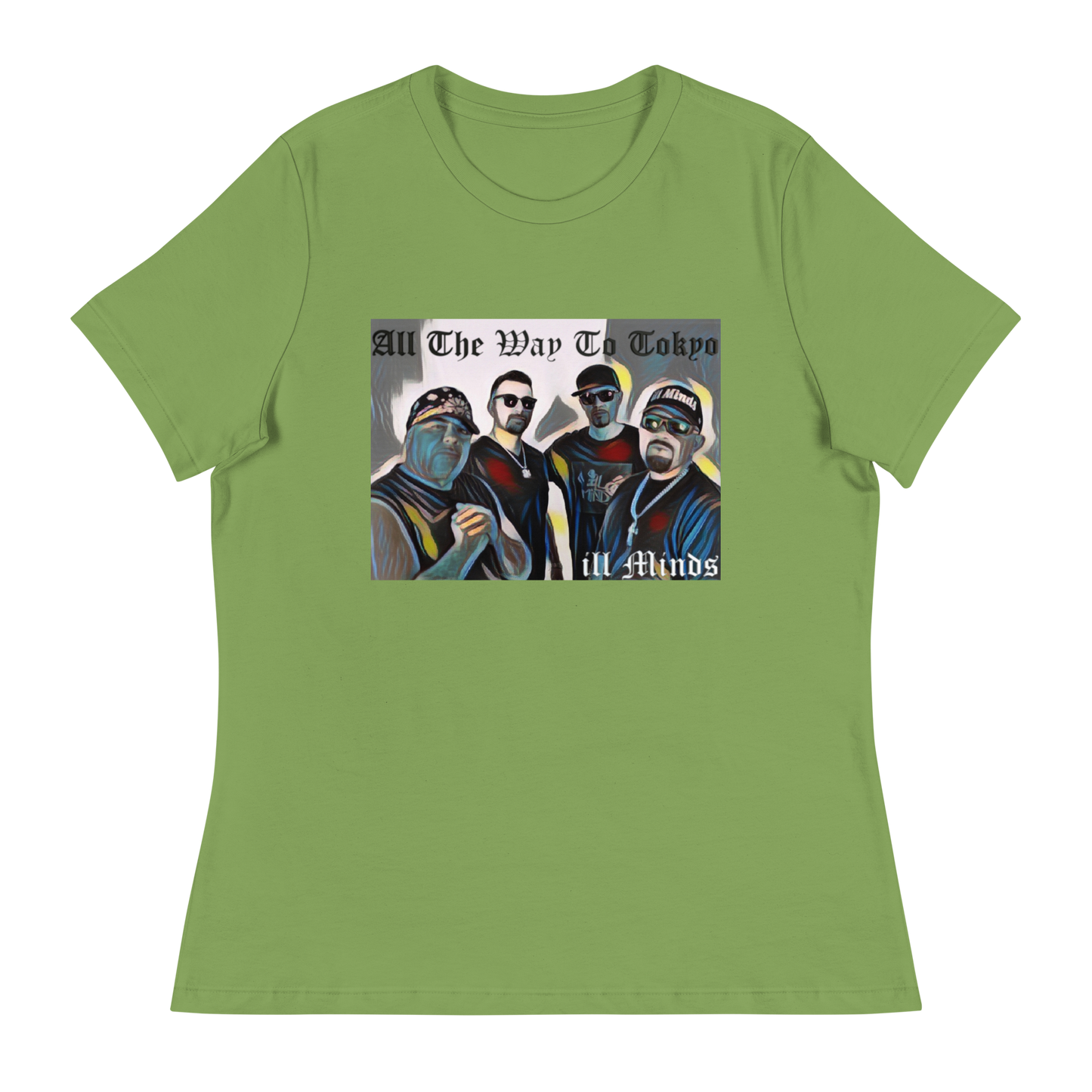 iLL Minds - All the Way to Tokyo Women's Relaxed T-Shirt | Soft & Comfortable Urban Fashion | Casual & Business Casual Look