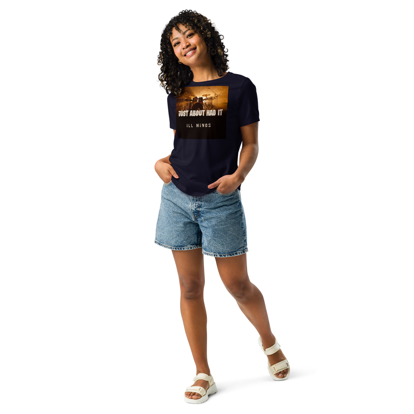 iLL Minds - Just About Had It - Women's Relaxed T-Shirt – Soft Cotton Streetwear Tee
