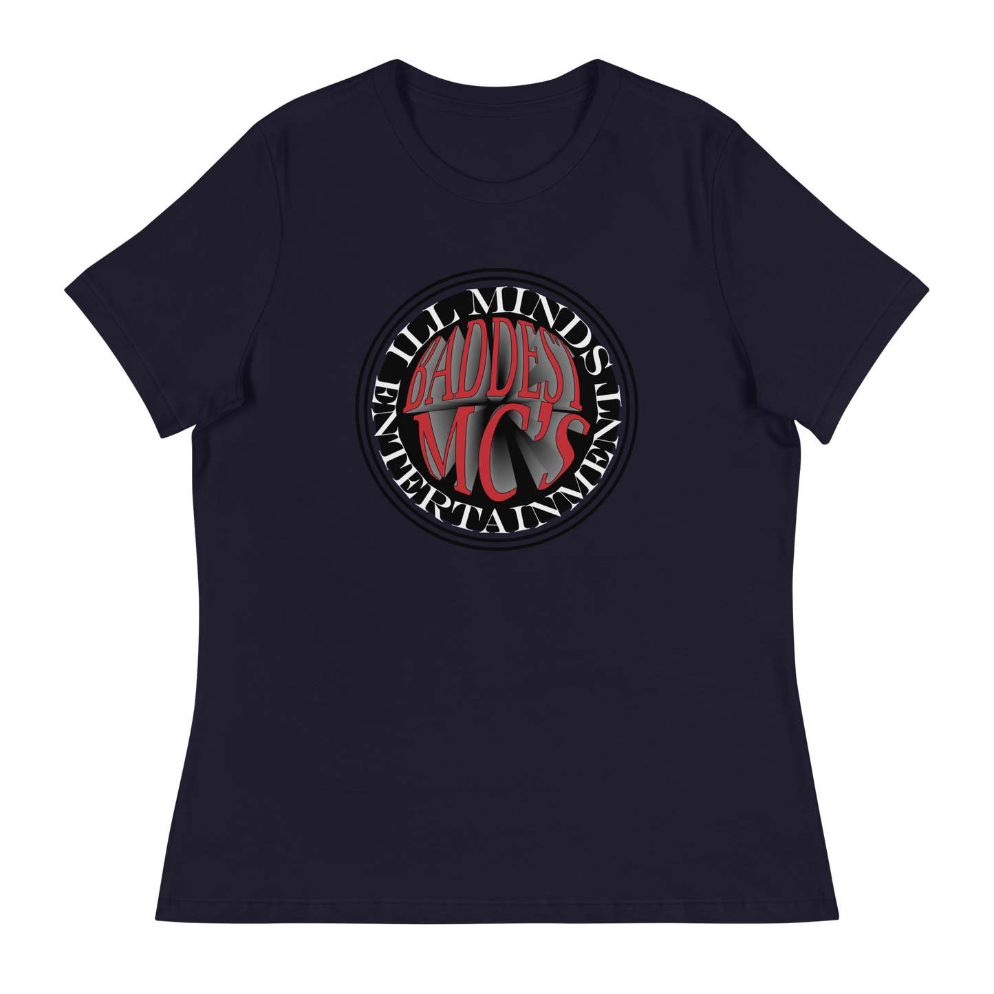 iLL Minds - Baddest MC's 3D - Women's Relaxed T-Shirt β Hip-Hop & Streetwear Fashion