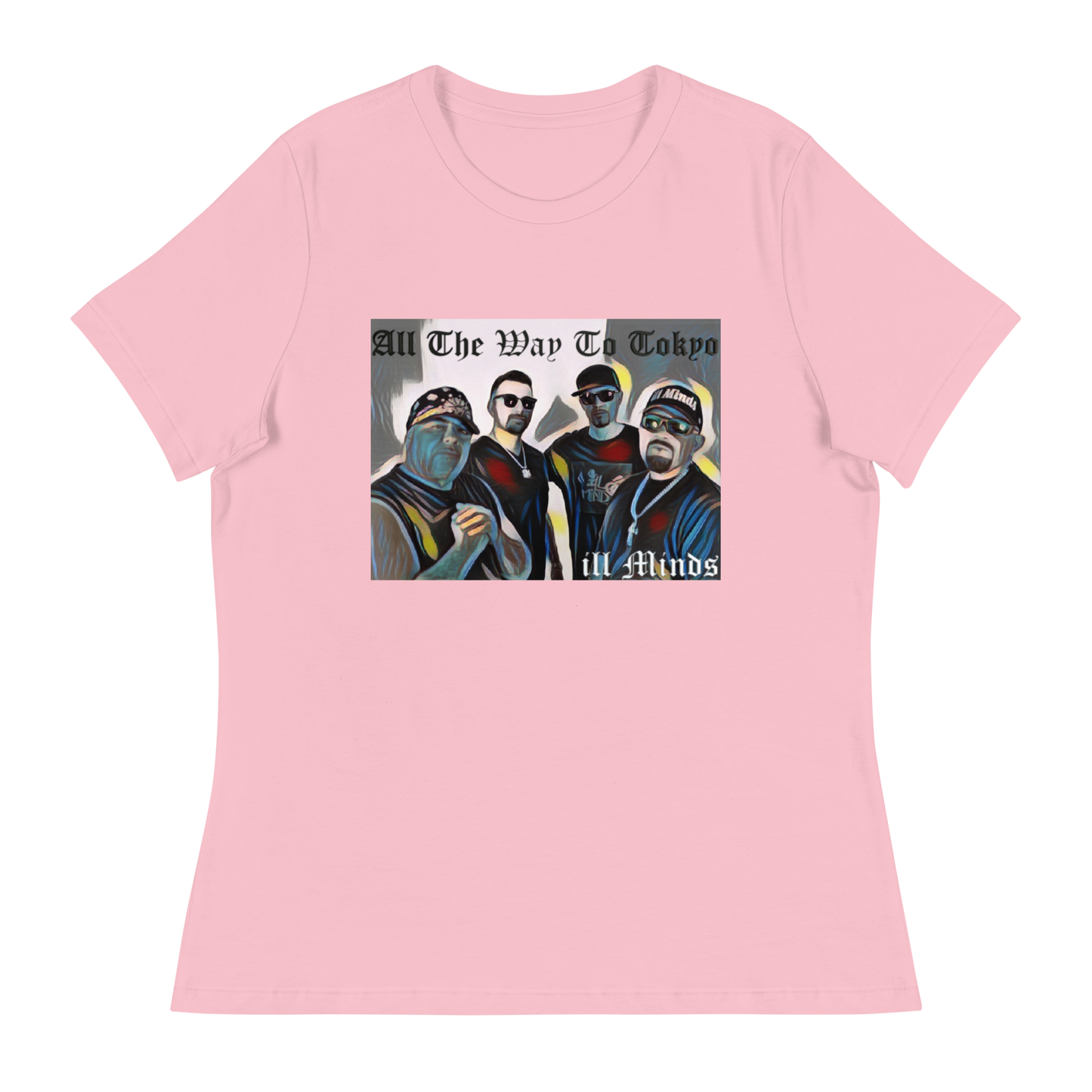 iLL Minds - All the Way to Tokyo Women's Relaxed T-Shirt | Soft & Comfortable Urban Fashion | Casual & Business Casual Look