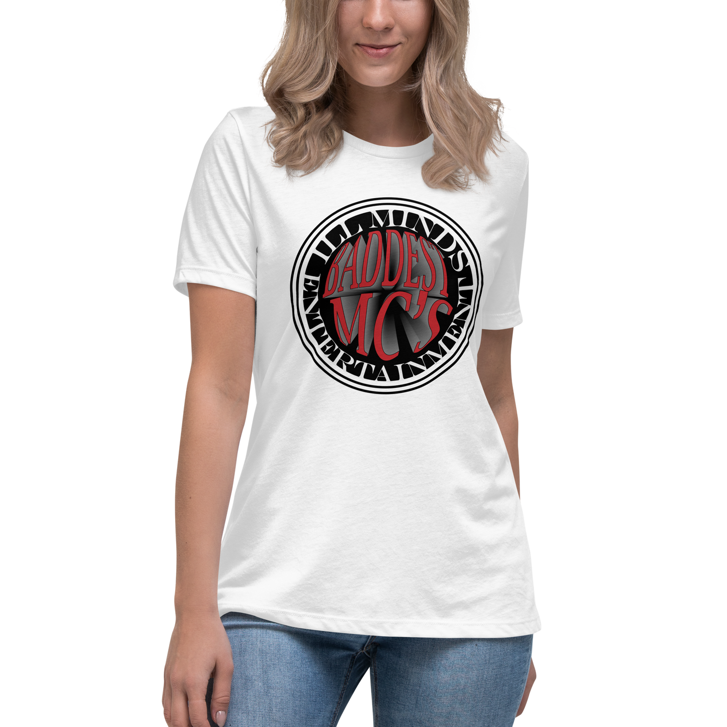 iLL Minds - Baddest MC's 3D - Women's Relaxed T-Shirt β Hip-Hop & Streetwear Fashion