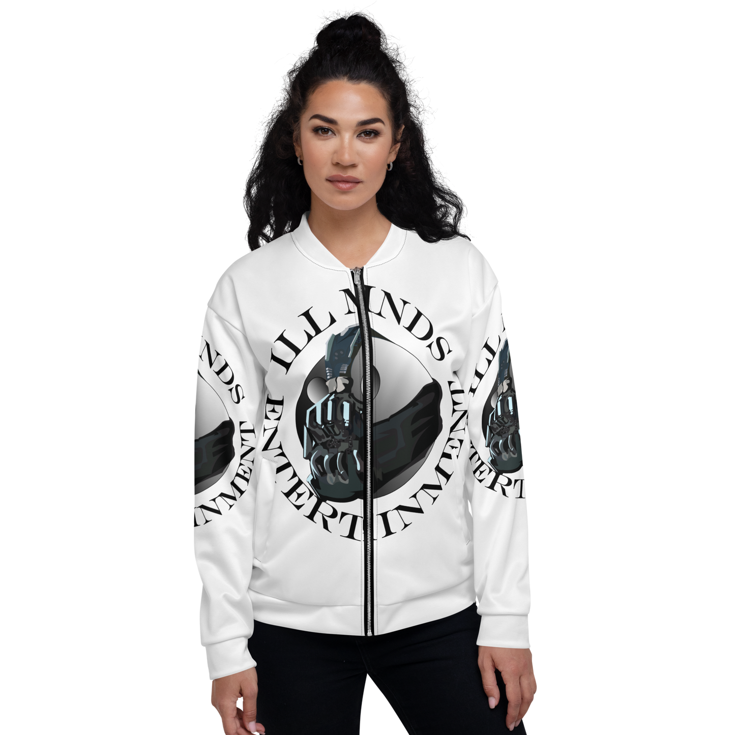 iLL Minds - Entertainment Robo Unisex Bomber Jacket – Hip-Hop Streetwear Essential
