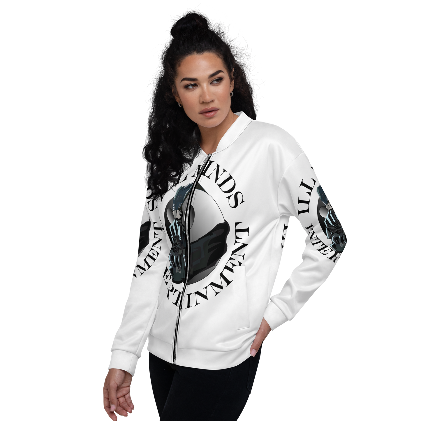 iLL Minds - Entertainment Robo Unisex Bomber Jacket – Hip-Hop Streetwear Essential