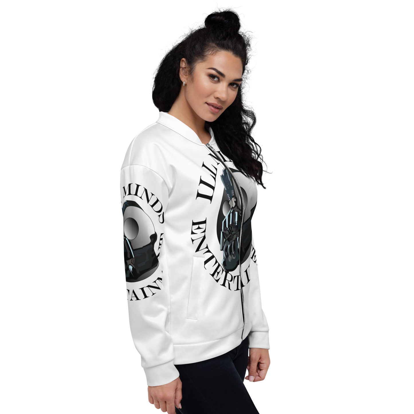 iLL Minds - Entertainment Robo Unisex Bomber Jacket – Hip-Hop Streetwear Essential