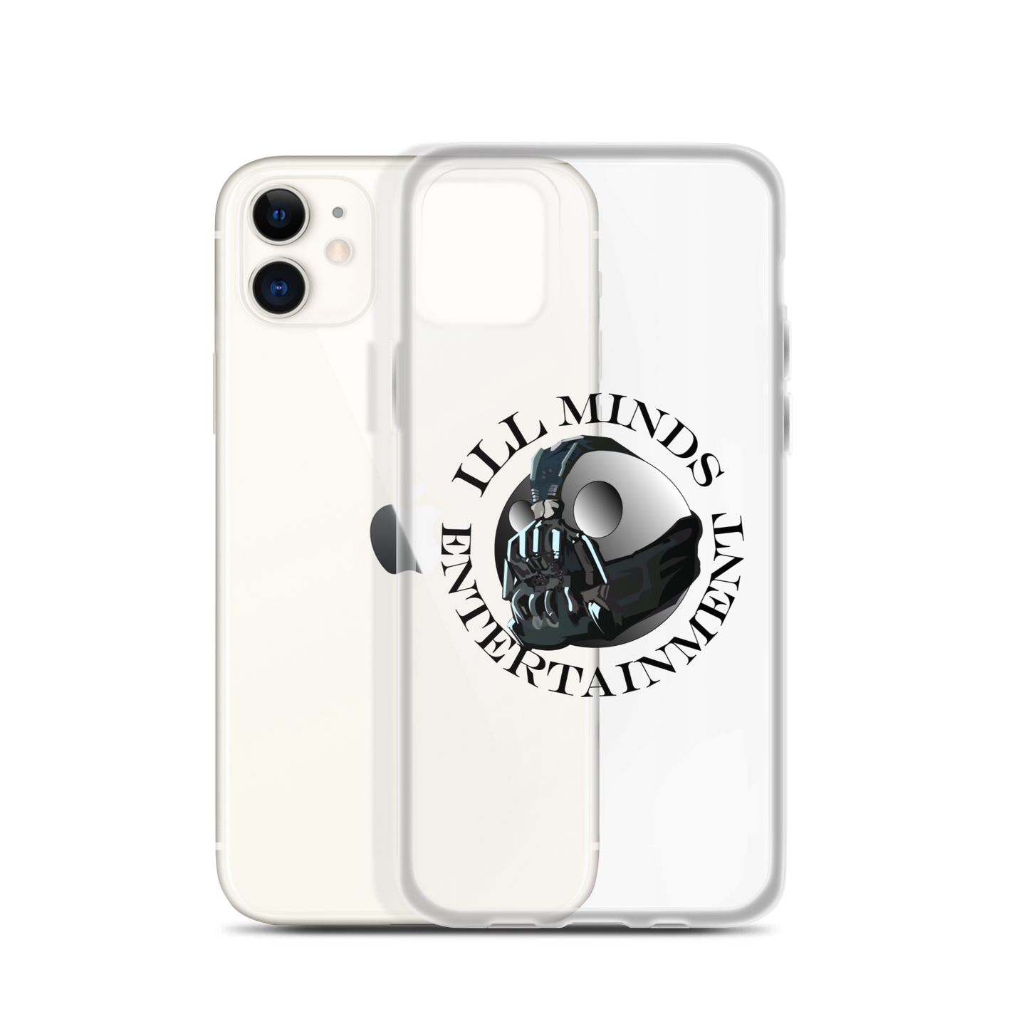 iLL Minds - Entertainment Robo Clear iPhone® Case – Sleek & Durable Hip-Hop Phone Cover