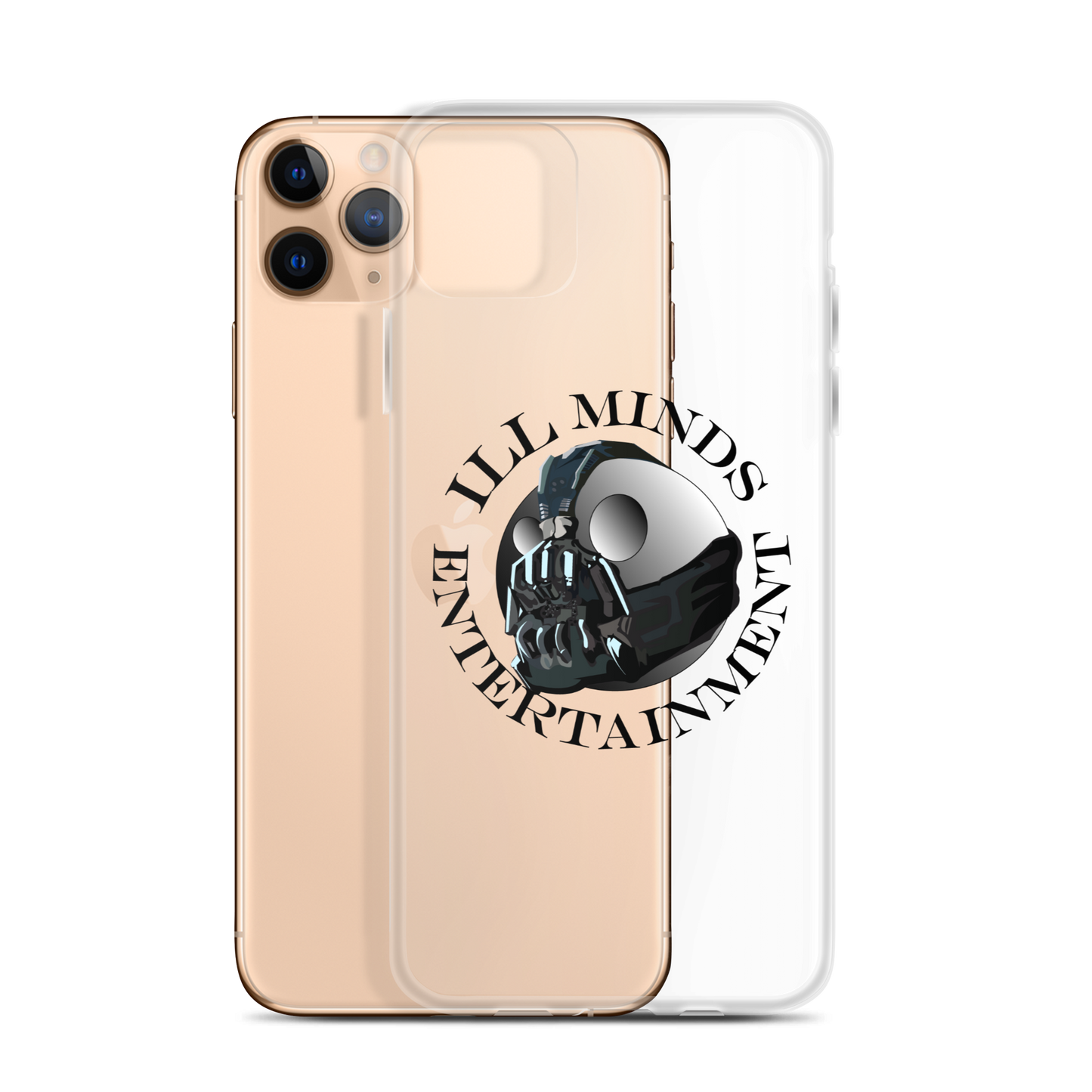 iLL Minds - Entertainment Robo Clear iPhone® Case – Sleek & Durable Hip-Hop Phone Cover