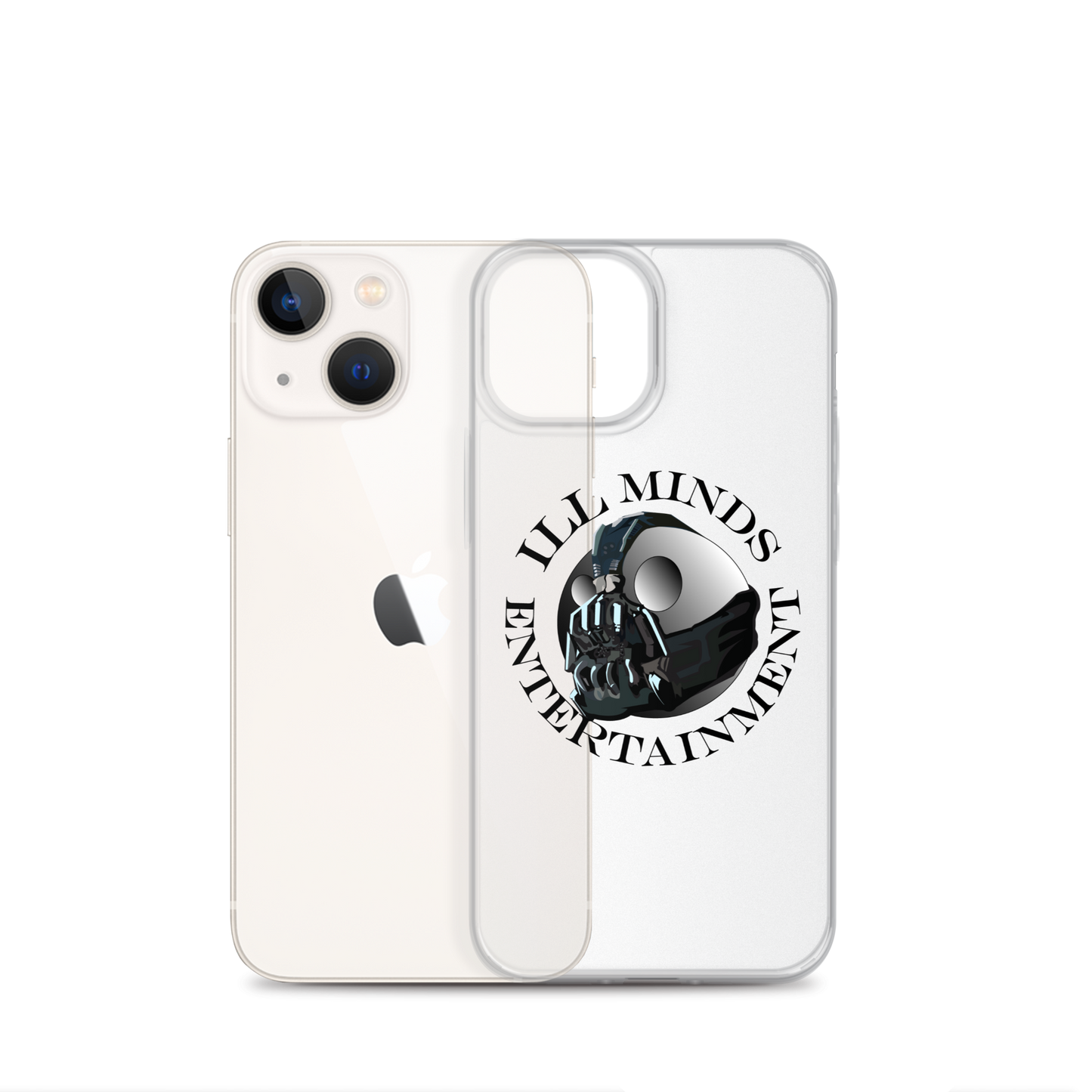 iLL Minds - Entertainment Robo Clear iPhone® Case – Sleek & Durable Hip-Hop Phone Cover