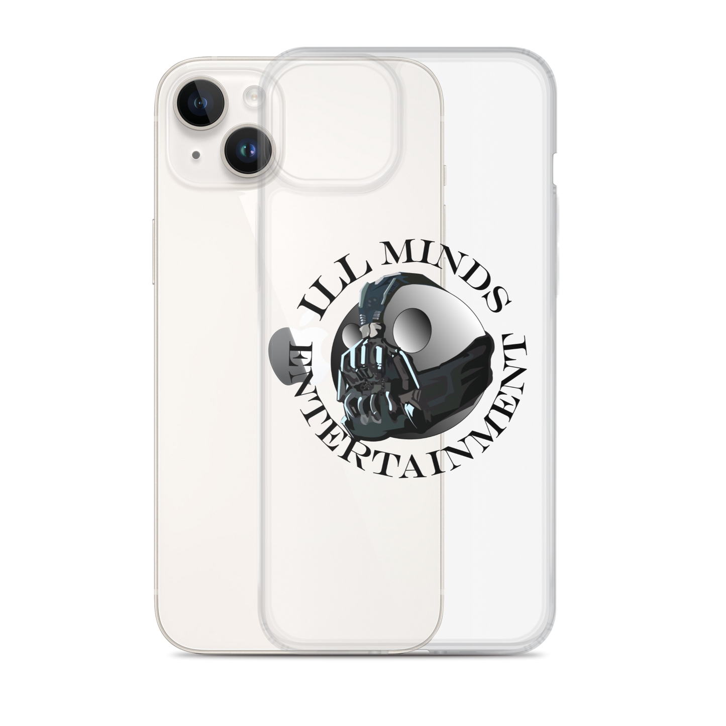 iLL Minds - Entertainment Robo Clear iPhone® Case – Sleek & Durable Hip-Hop Phone Cover