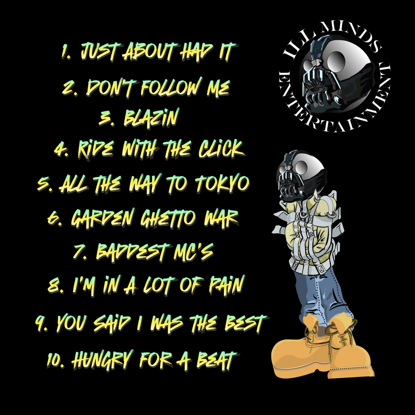 iLL Minds - The Mixtape 12" Vinyl Record | Limited Edition Hip-Hop & Rock Album